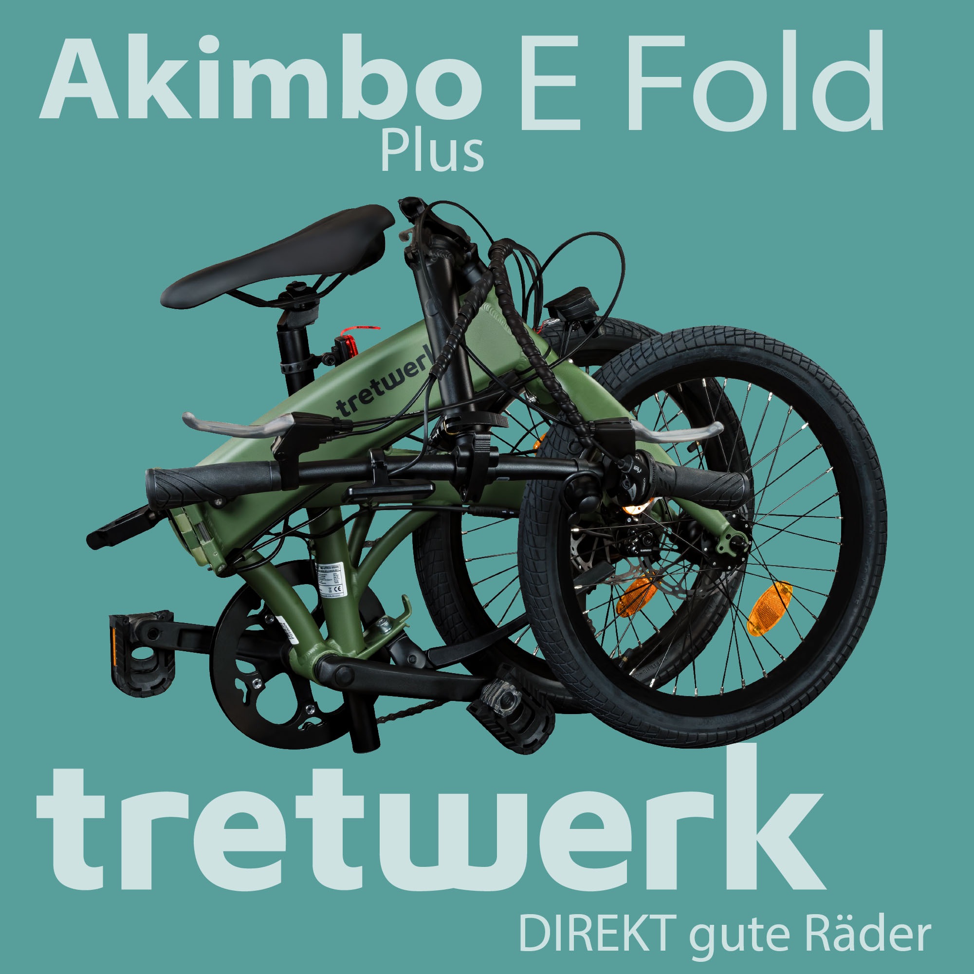 Tretwerk E-Bike »Akimbo Plus«, 7 Gang, Shimano, Tourney, Heckmotor 250 W
