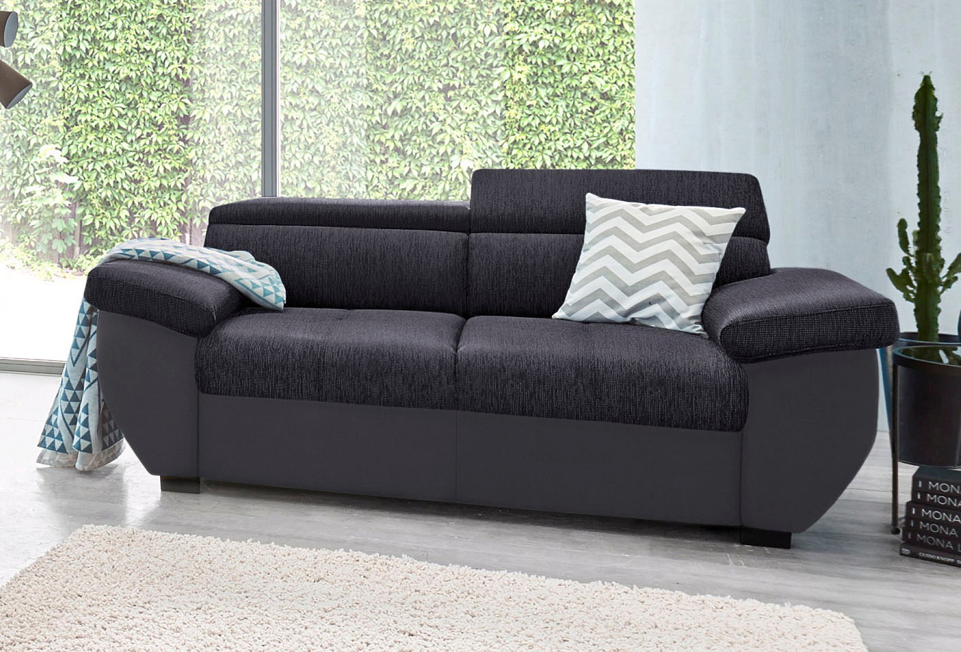 COTTA 2-Sitzer "Speedway" Big-Sofa mit Kopfteilverstellung günstig online kaufen