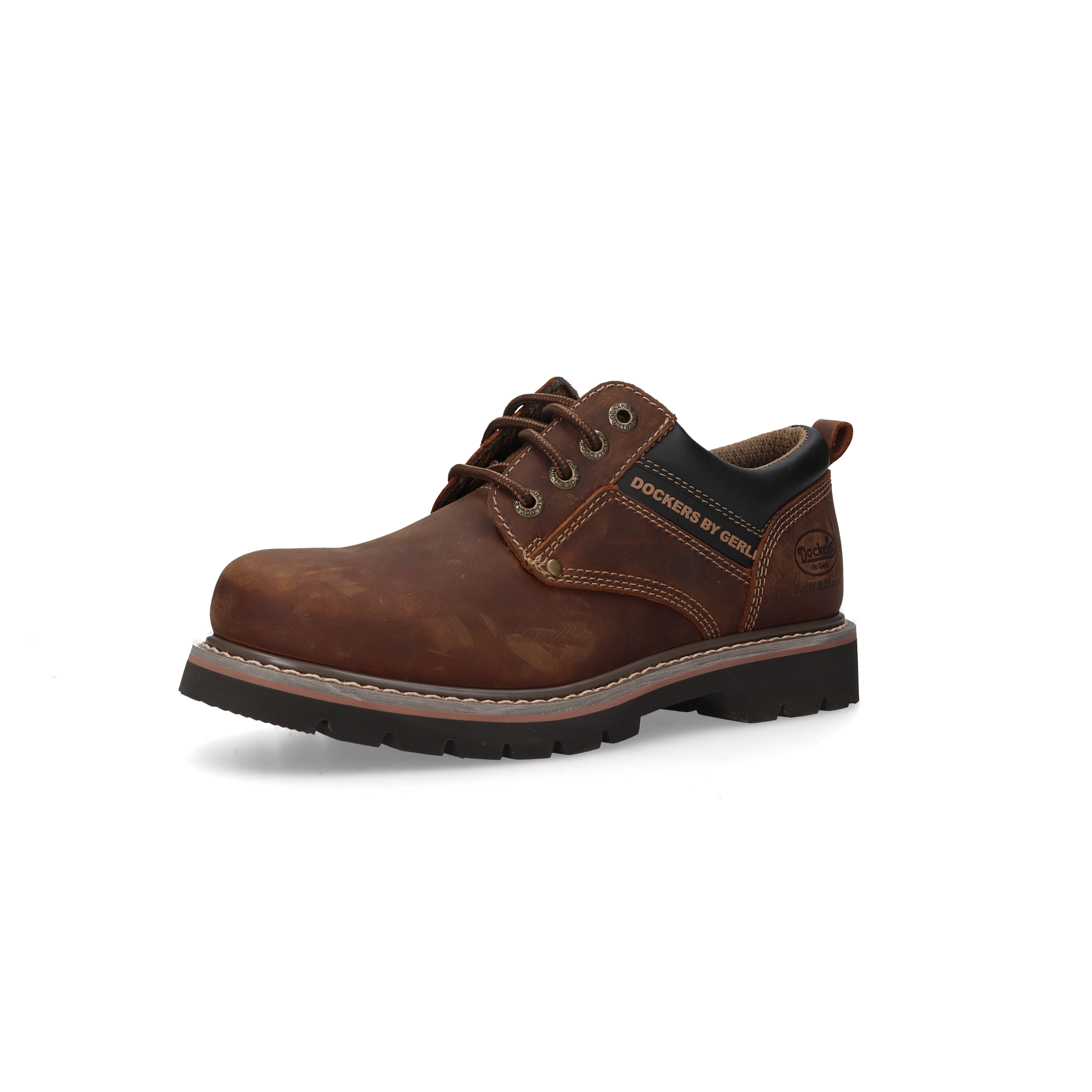 Dockers by Gerli Trekkingschuh, Trachtenschuh mit Kontrast-Rahmennaht
