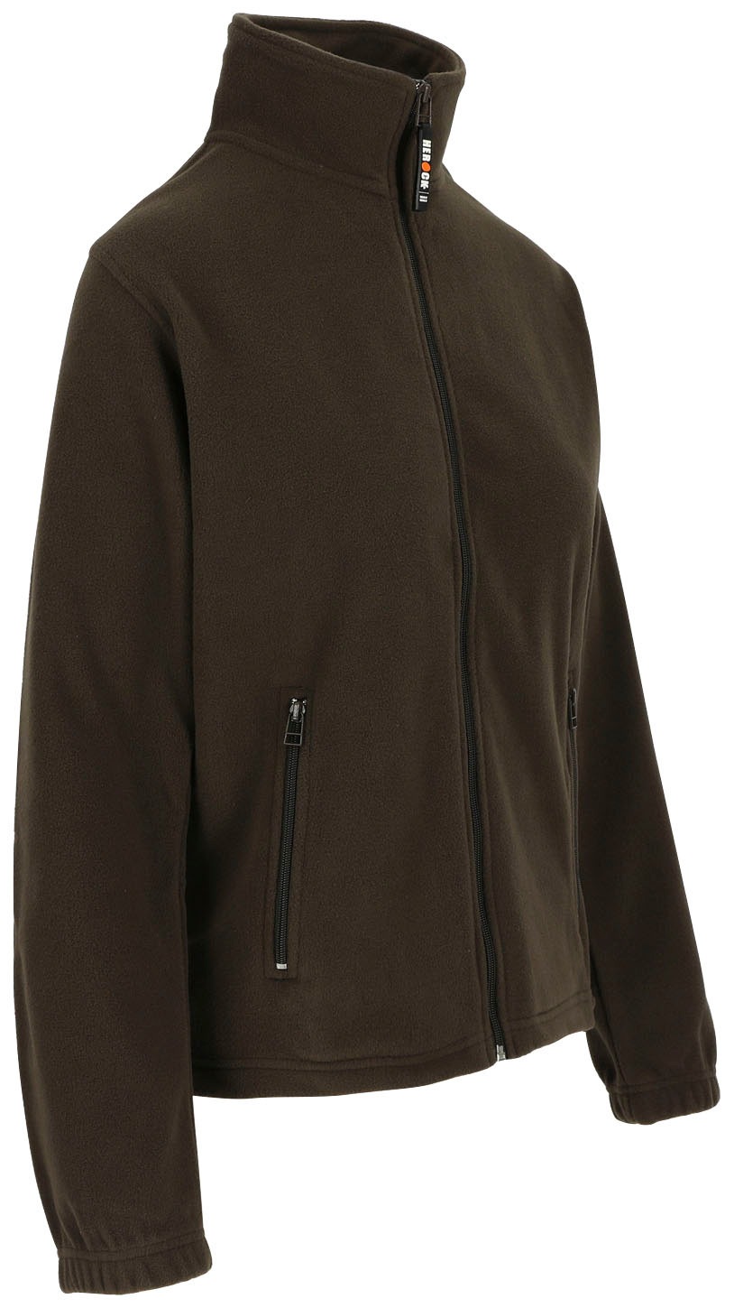 Damen«, Herock »Deva Seitentaschen, | Mit leicht langem BAUR für und angenehm Fleecejacke warm, Reißverschluss, Fleece kaufen Jacke 2