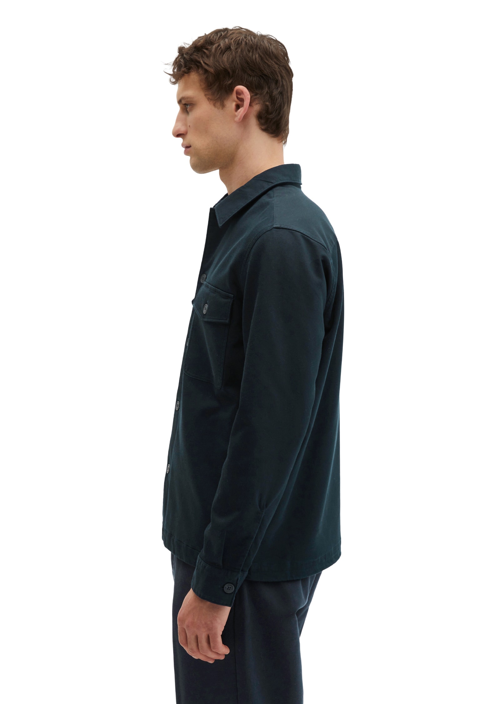 Marc O'Polo Kurzjacke »aus glatter Bio-Baumwoll-Qualität« ohne Kapuze