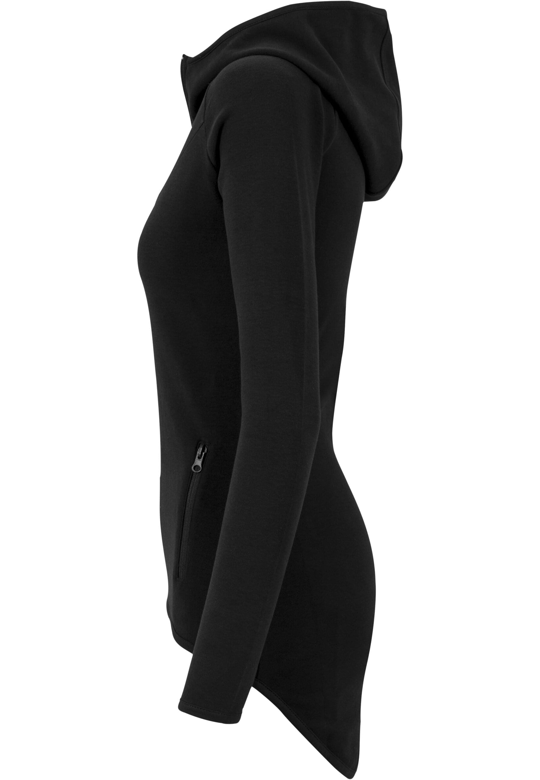 URBAN CLASSICS Sweatjacke »Urban Classics Damen Ladies Athletic Interlock Zip Hoody«