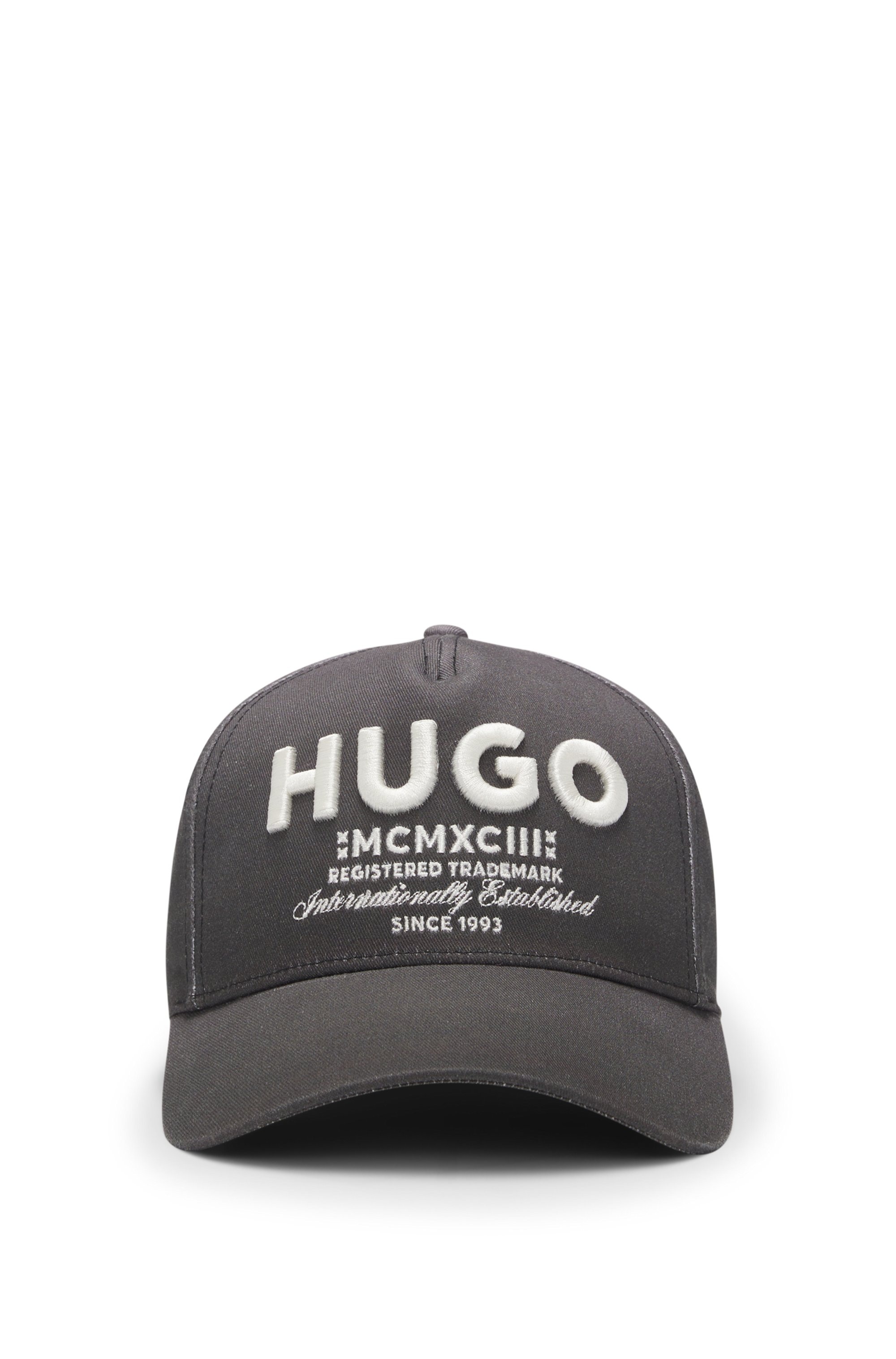 HUGO Blue Baseball Cap "Merk-Degradé" mit Snapback-Verschluss, bestickt günstig online kaufen