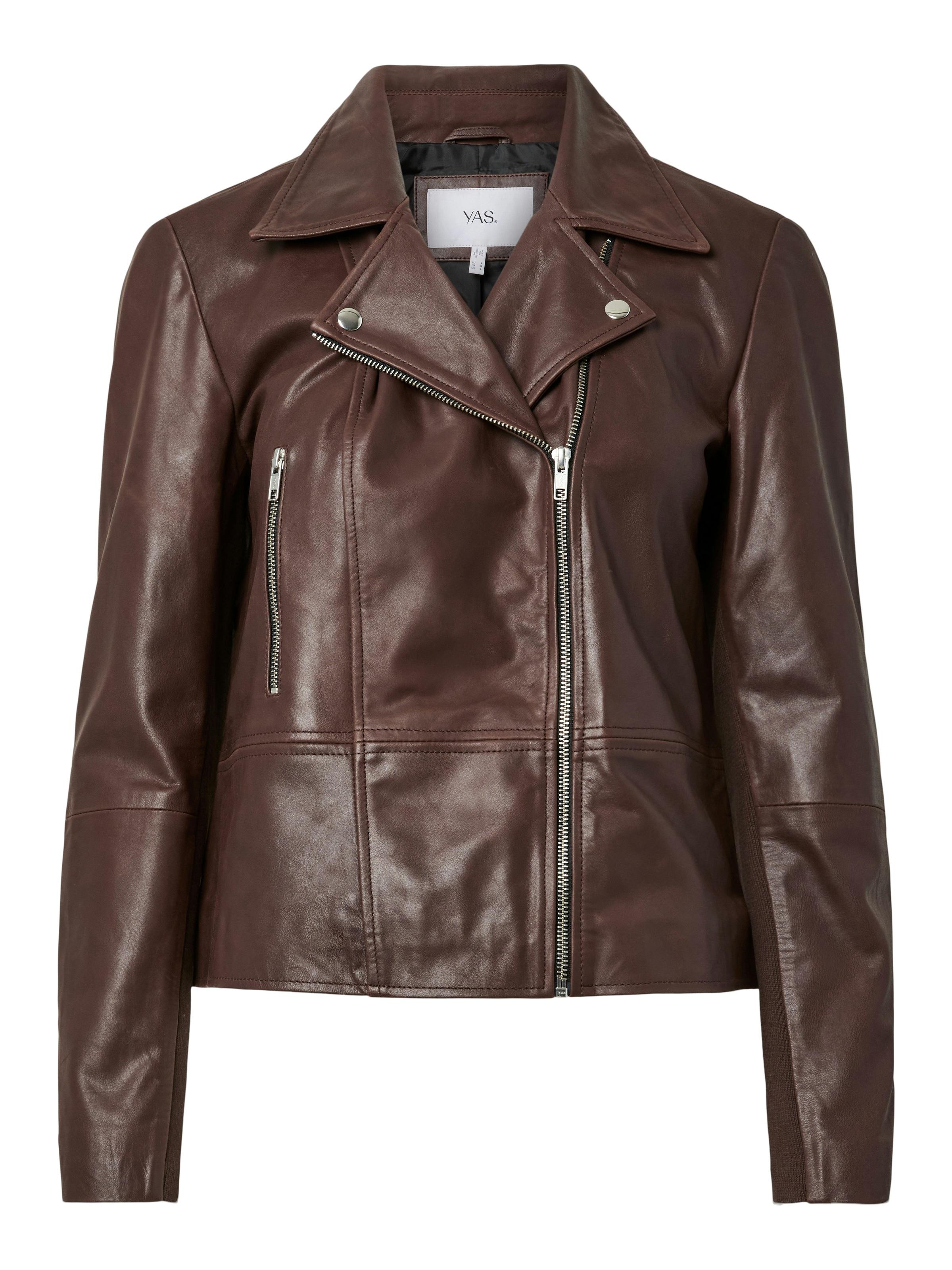 Y.A.S Lederjacke »YASSOPHIE LEATHER JACKET« mit Biker Details