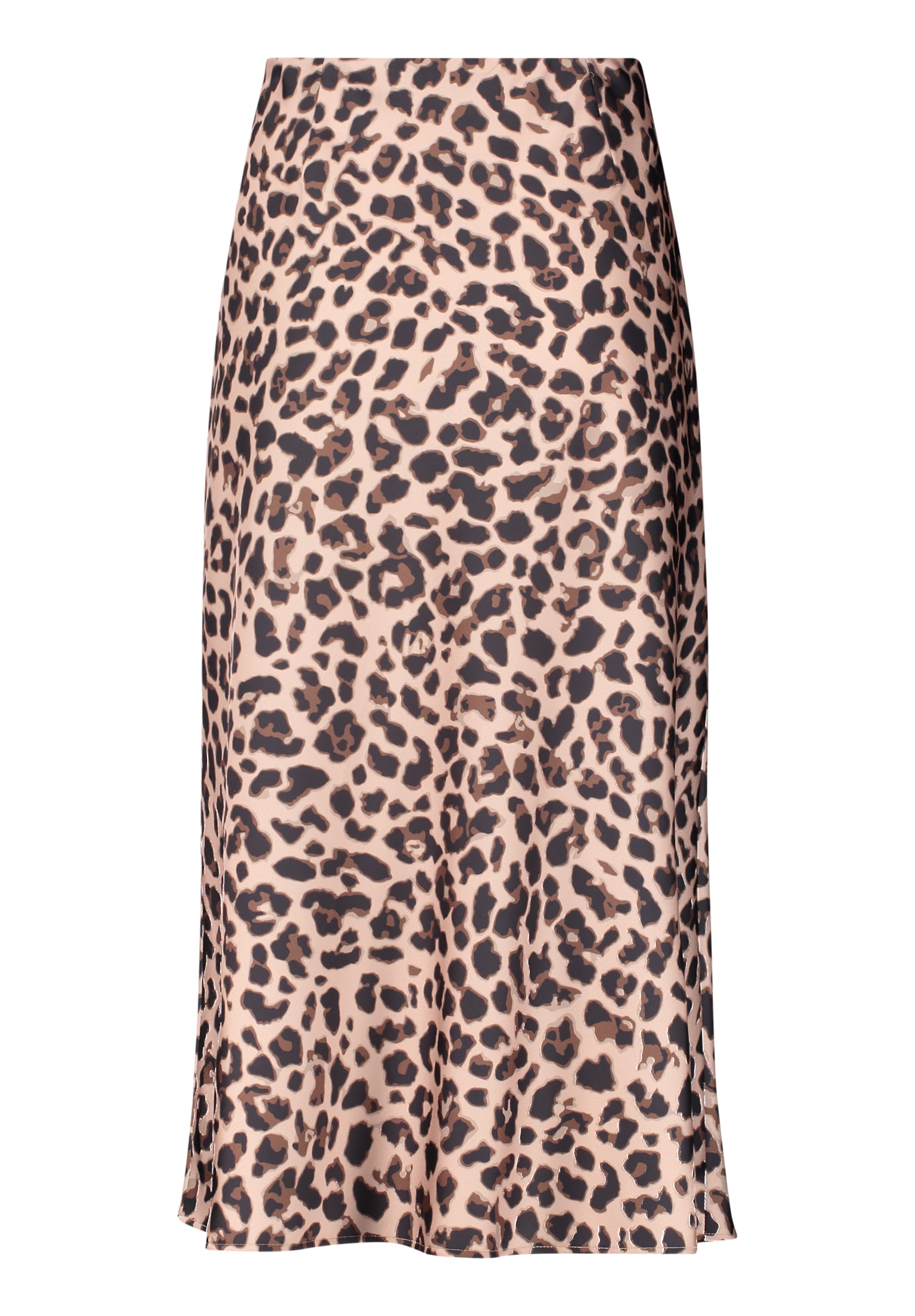 Vera Mont Maxirock »Vera Mont Satinrock mit Leoprint«, Material