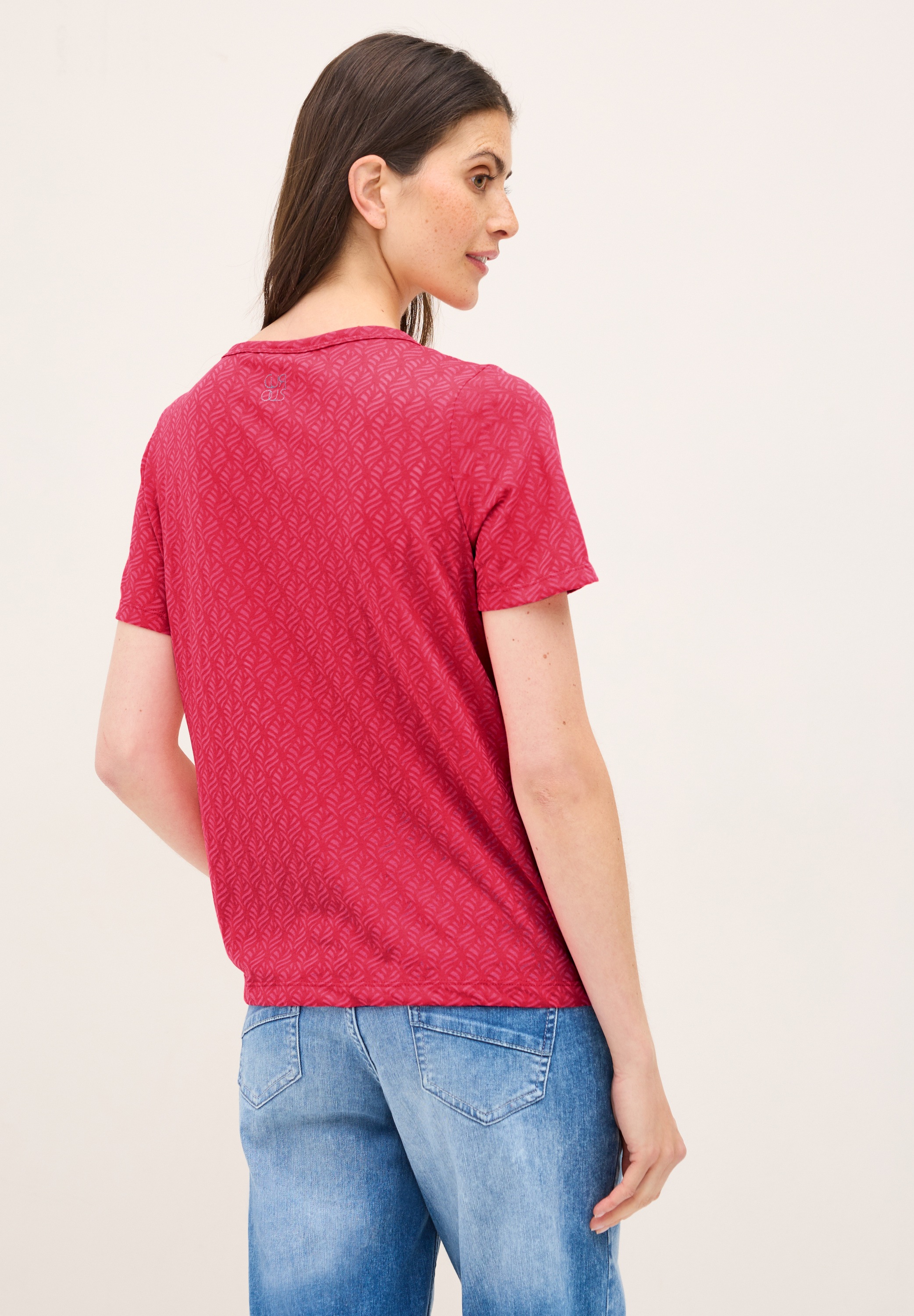 Cecil T-Shirt, mit Burnout-Optik günstig online kaufen