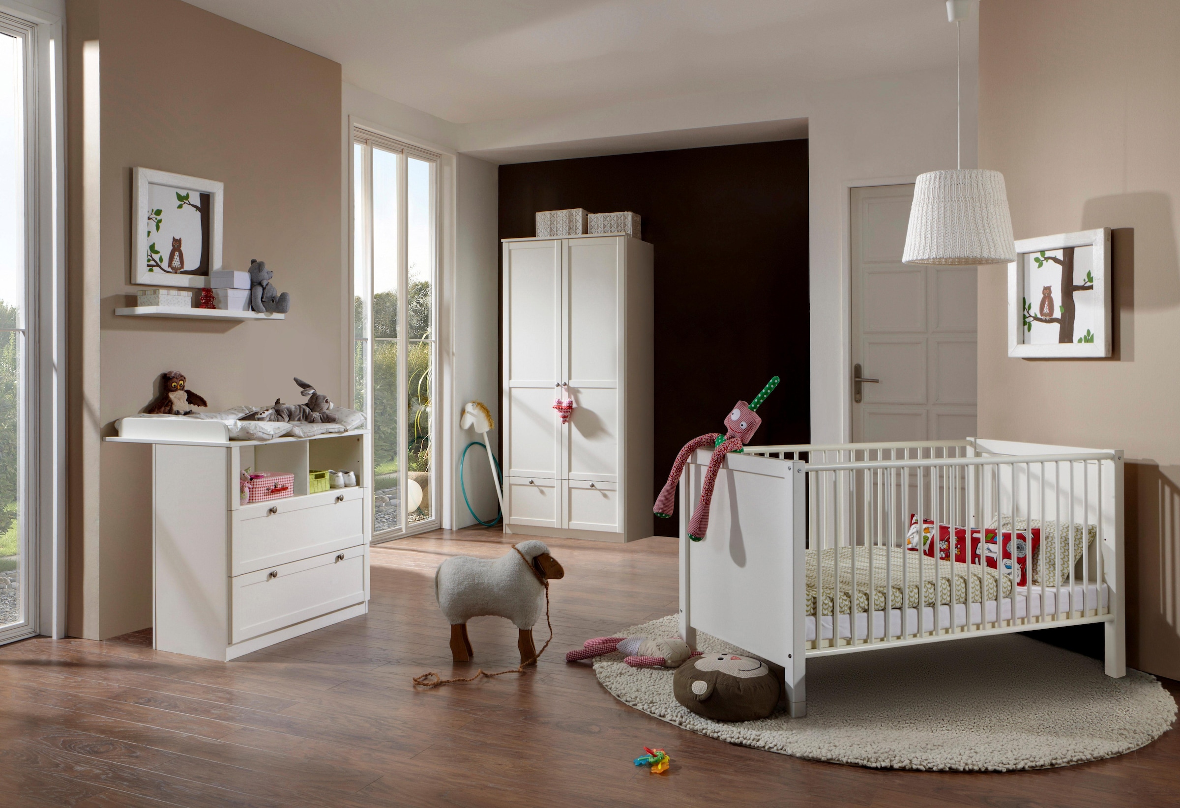 Wimex Babyzimmer-Komplettset "Helsingborg" Set, 3 Stk. tlg. Bett + Wickelko günstig online kaufen