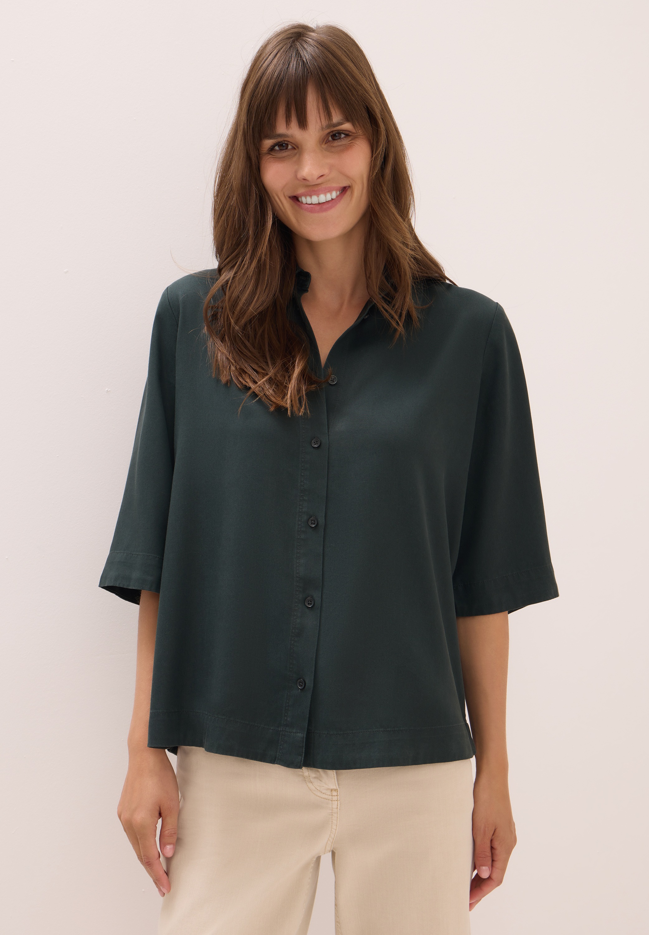 Cecil Hemdbluse aus Lyocell günstig online kaufen