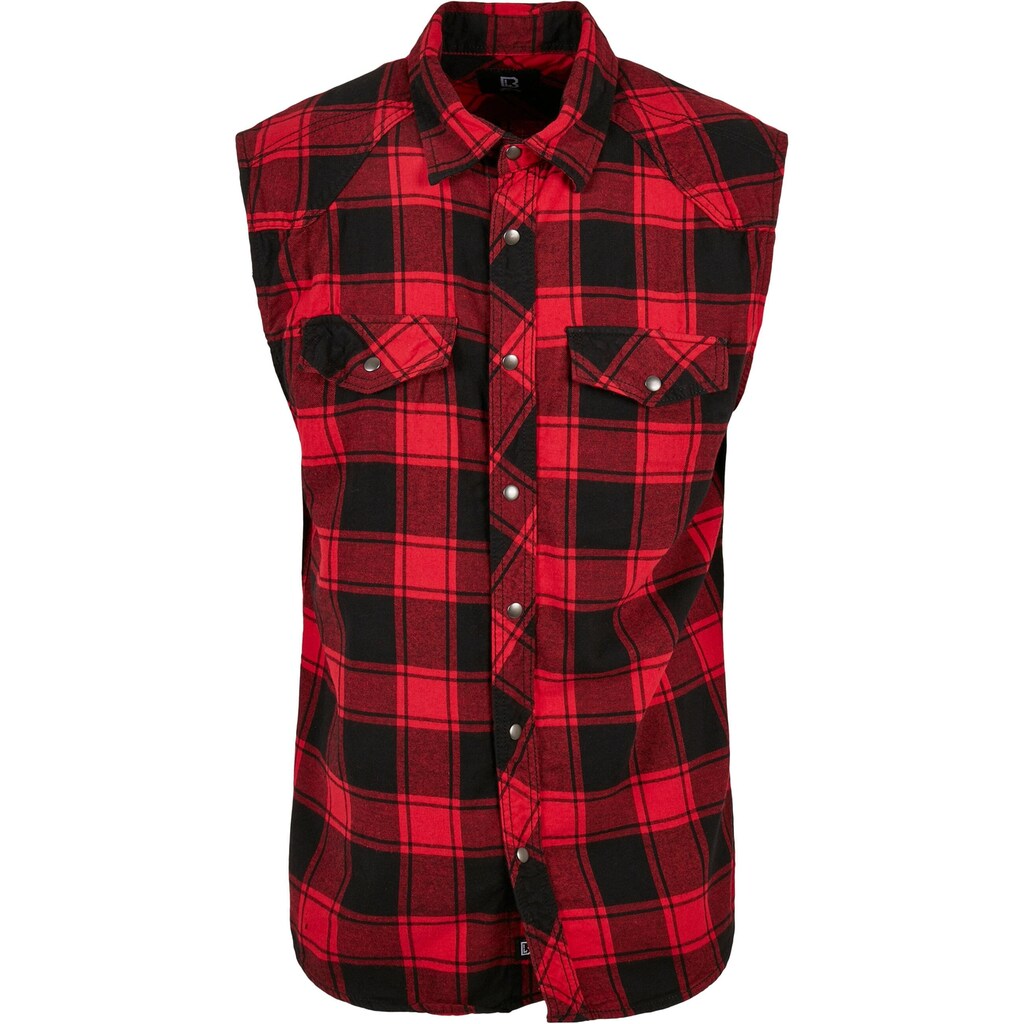 Brandit Jerseyweste »Brandit Herren Checkshirt Sleeveless«, (1 tlg.)