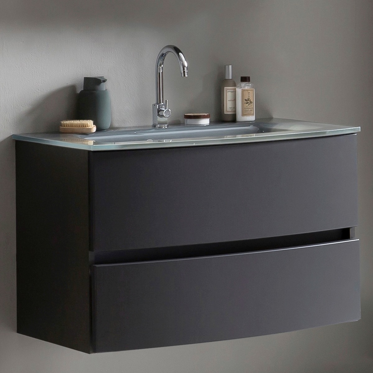 welltime Waschtisch »Kaunas«, Breite 80 cm, mit Soft-Close Funktion