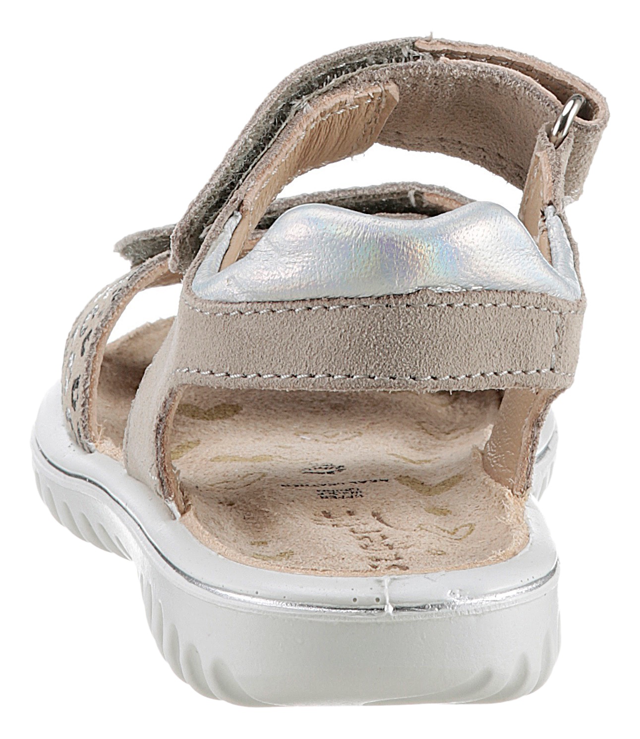 Thumbnail - Superfit Sandale "SPARKLE WMS: mittel", Klett-Sandalette mit Leomuster, Größenschablone zum Download