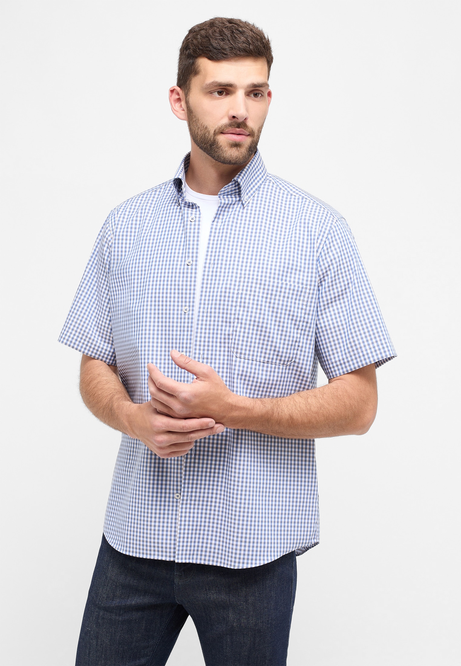 Eterna Kurzarmhemd "COMFORT FIT" günstig online kaufen