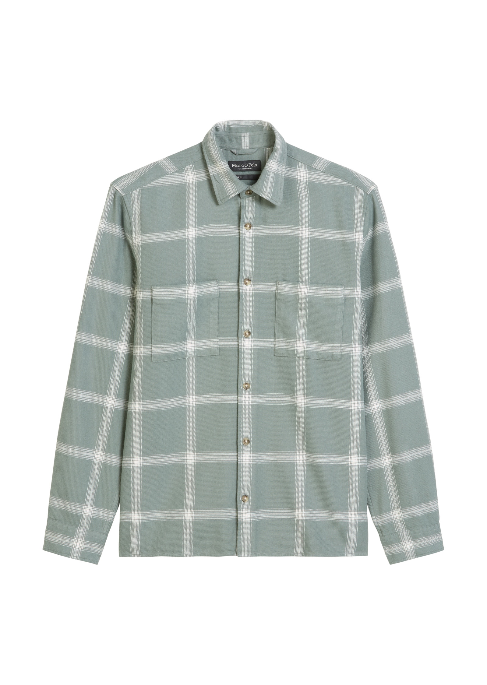 Marc O'Polo Langarmhemd »aus weichem Bio-Baumwoll-Twill«