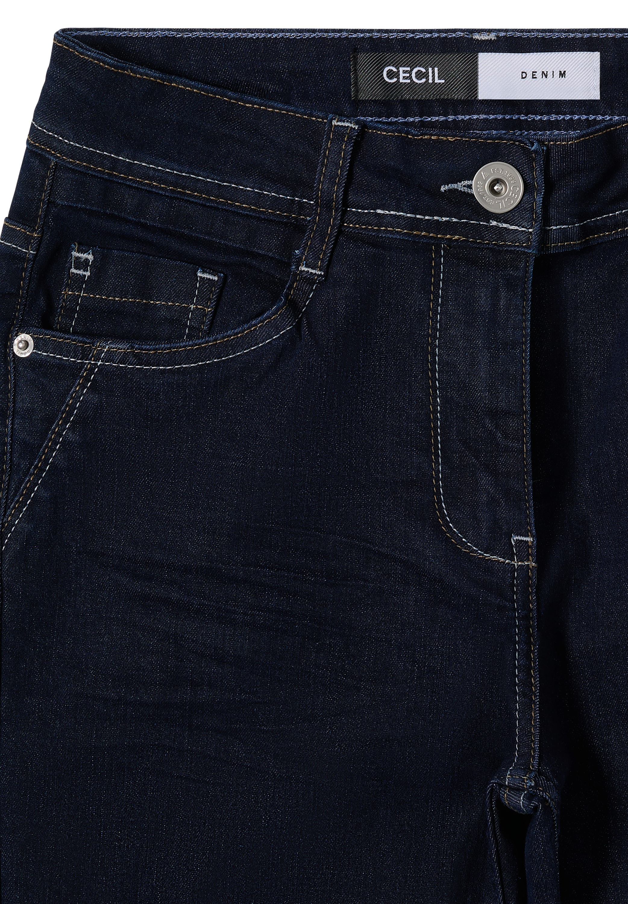 Thumbnail - Cecil Slim-fit-Jeans 5-Pocket-Style