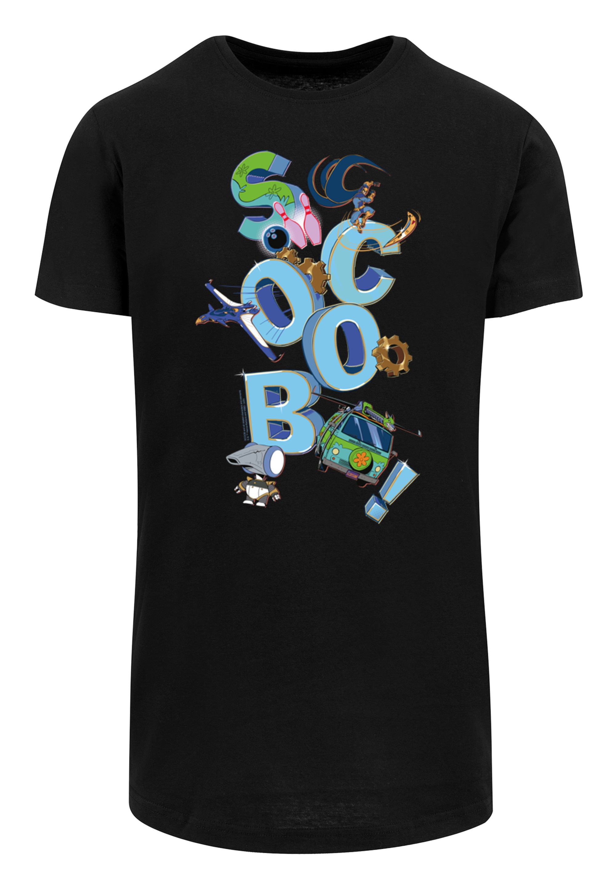 F4NT4STIC T-Shirt "Long Cut T-Shirt Scooby Doo Letters Jumble", Herren,Prem günstig online kaufen