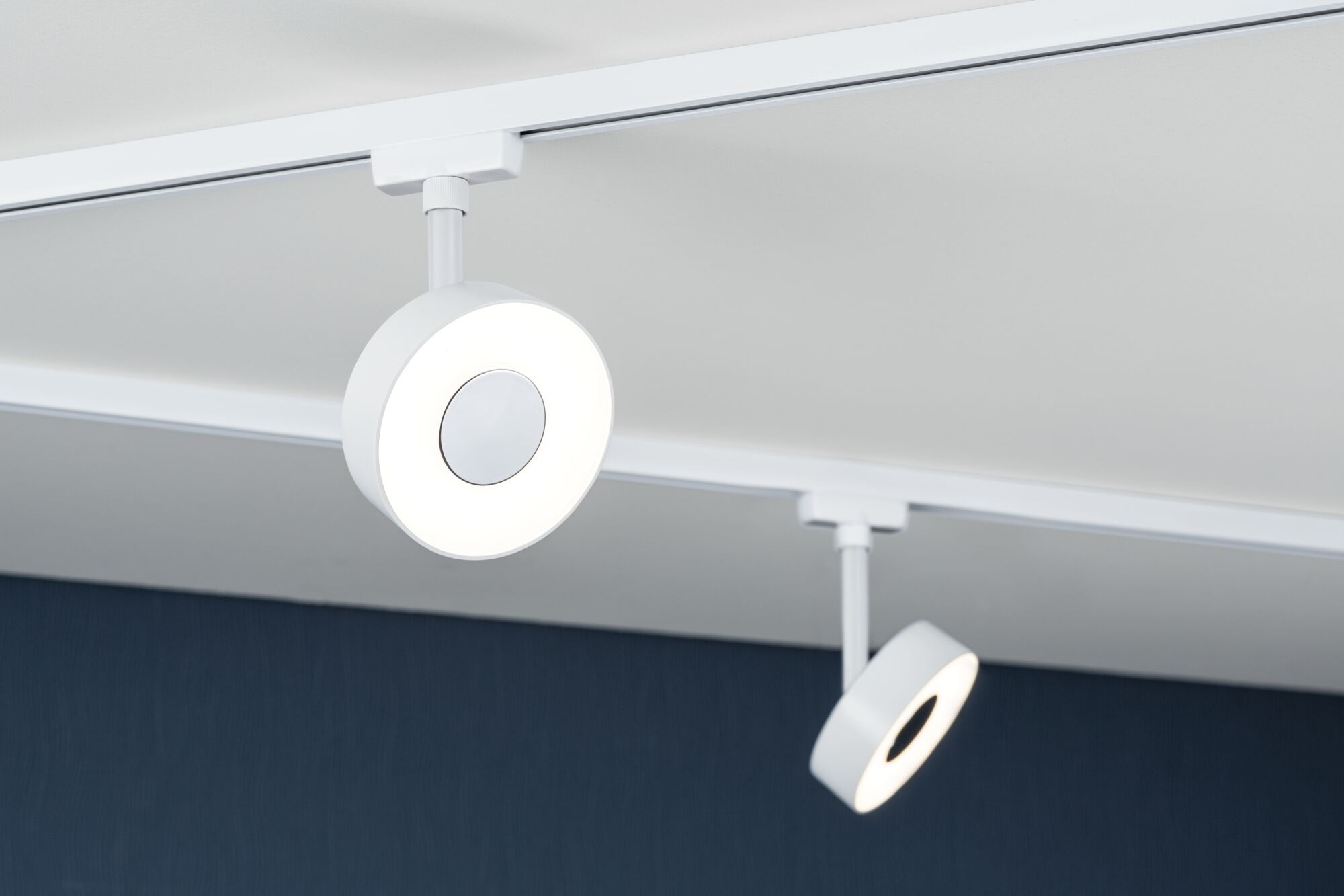 Paulmann Schienensystem-Leuchten »URail LED Schienenspot 3-Step-Dim Circle Einzelspot Signalweiß«, (1 tlg.), Memoryfunktion, mehrere Helligkeitsstufen
