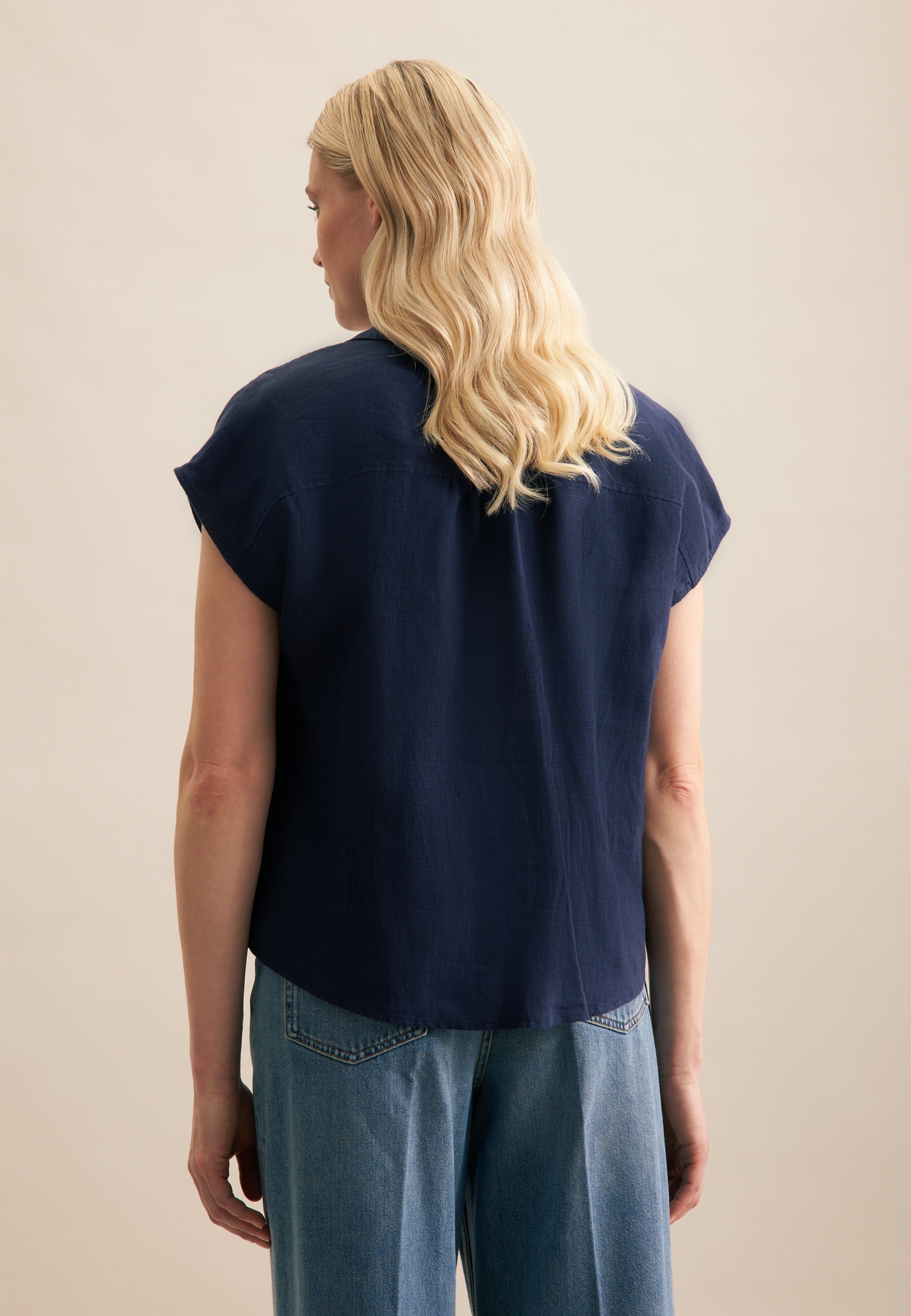 seidensticker Hemdbluse "Schwarze Rose", Ohne Arm Kragen Uni günstig online kaufen
