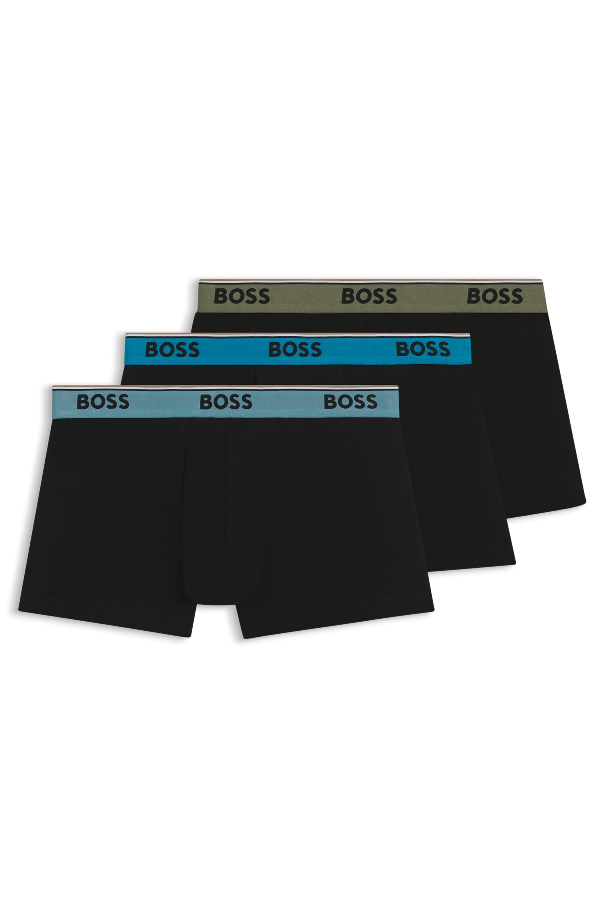 BOSS Trunk "3P Power", (Packung, 3 St.), mit BOSS Schriftzug auf dem Bund günstig online kaufen