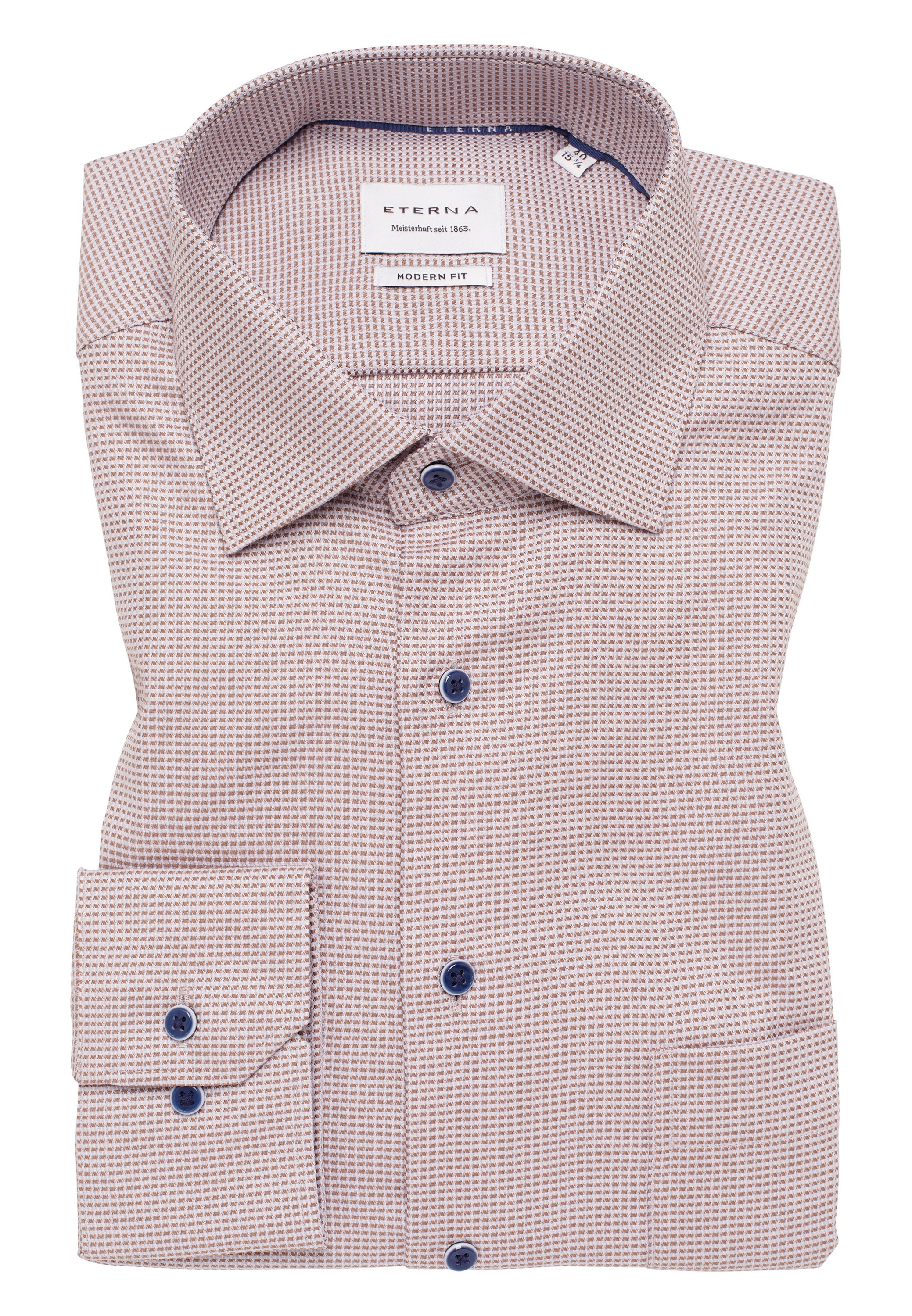 Eterna Langarmhemd »MODERN FIT«, NON IRON (bügelfrei)