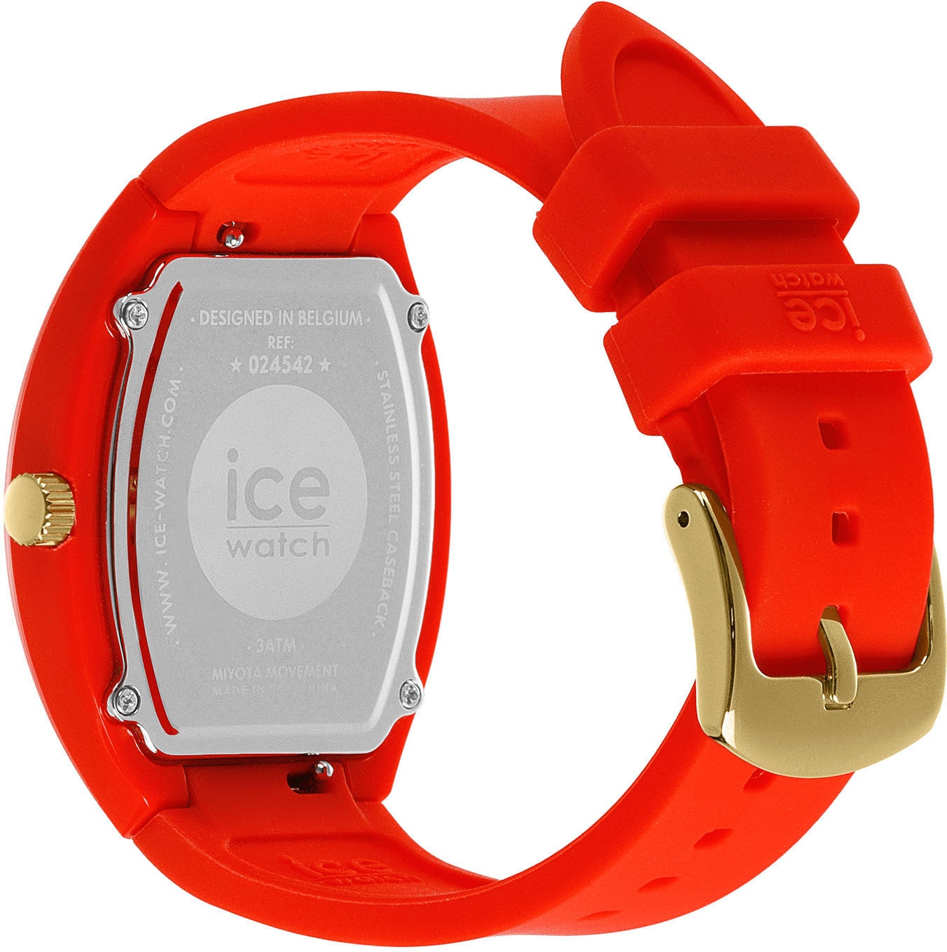 ice-watch Quarzuhr »ICE boliday - Dome - Small - 3D + Date«, Armbanduhr, Damenuhr, Silikonarmband, Datum, analog