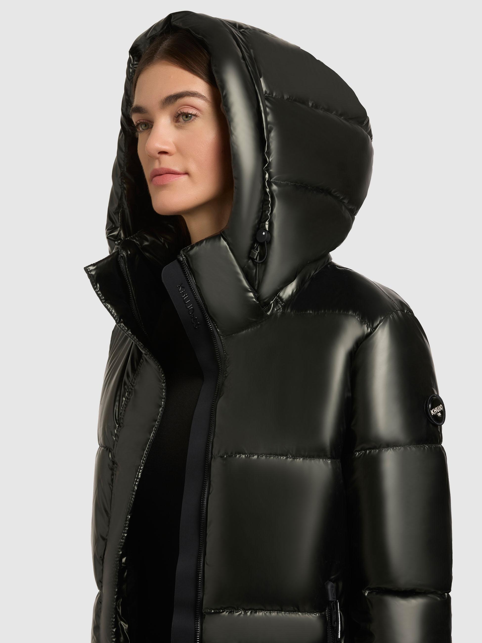 khujo Steppmantel »Haya Shiny-YM«, Wasserdichter gesteppter Damen Winter Kurzmantel