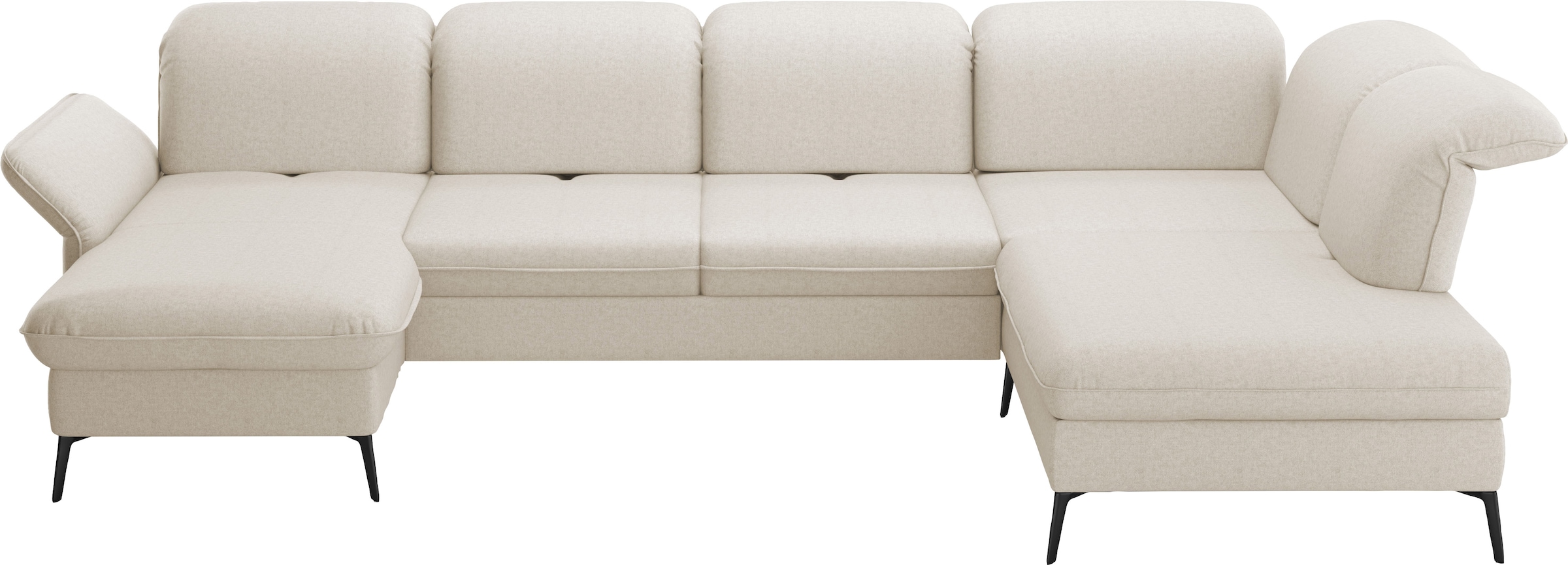 sit&more Wohnlandschaft »Emely«, mit Sitztiefenverstellung optional mit Bettfunktion und Bettkasten