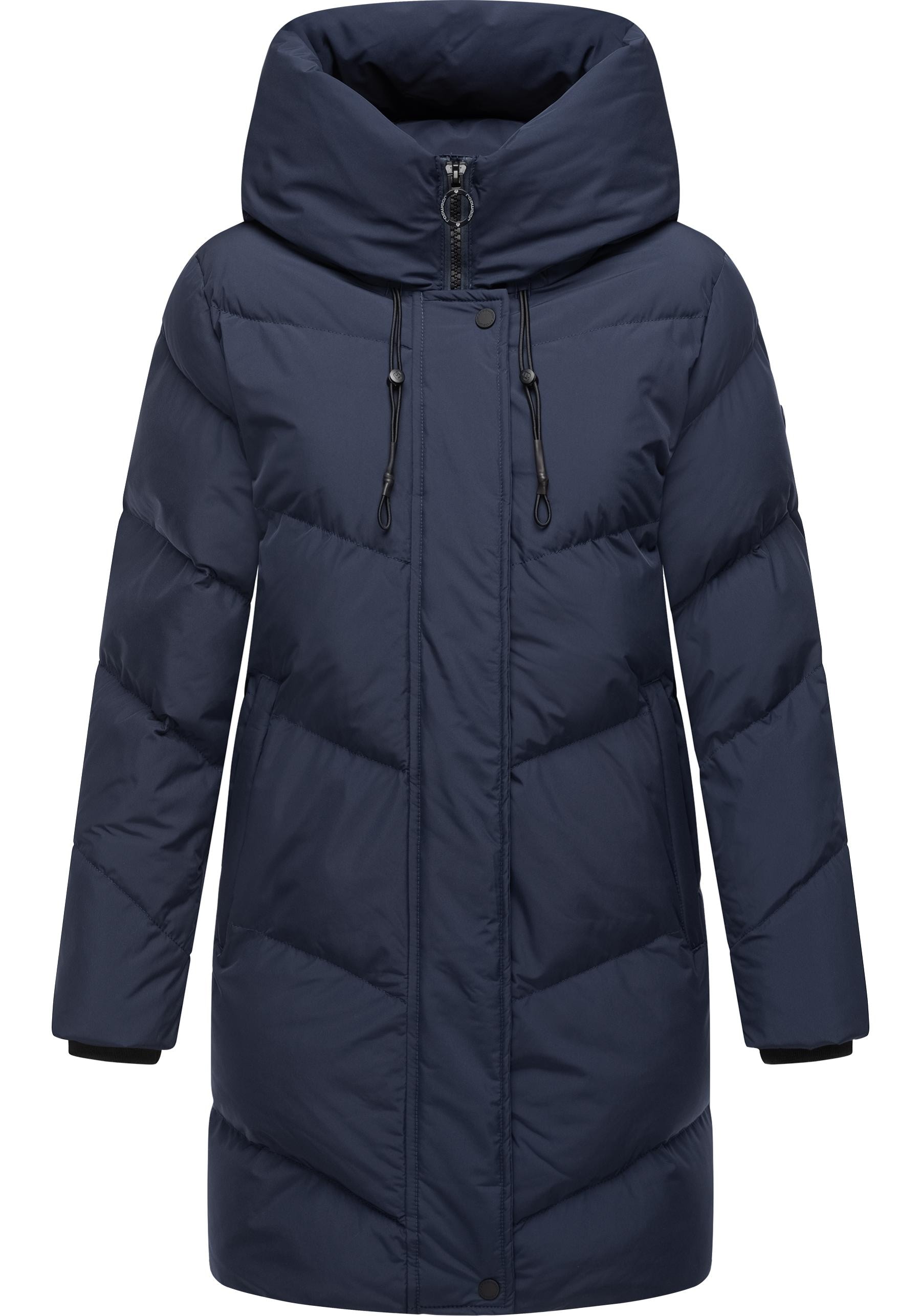 Ragwear Kurzmantel »Avelin«, Wasserdichter gesteppter Damen Wintermantel