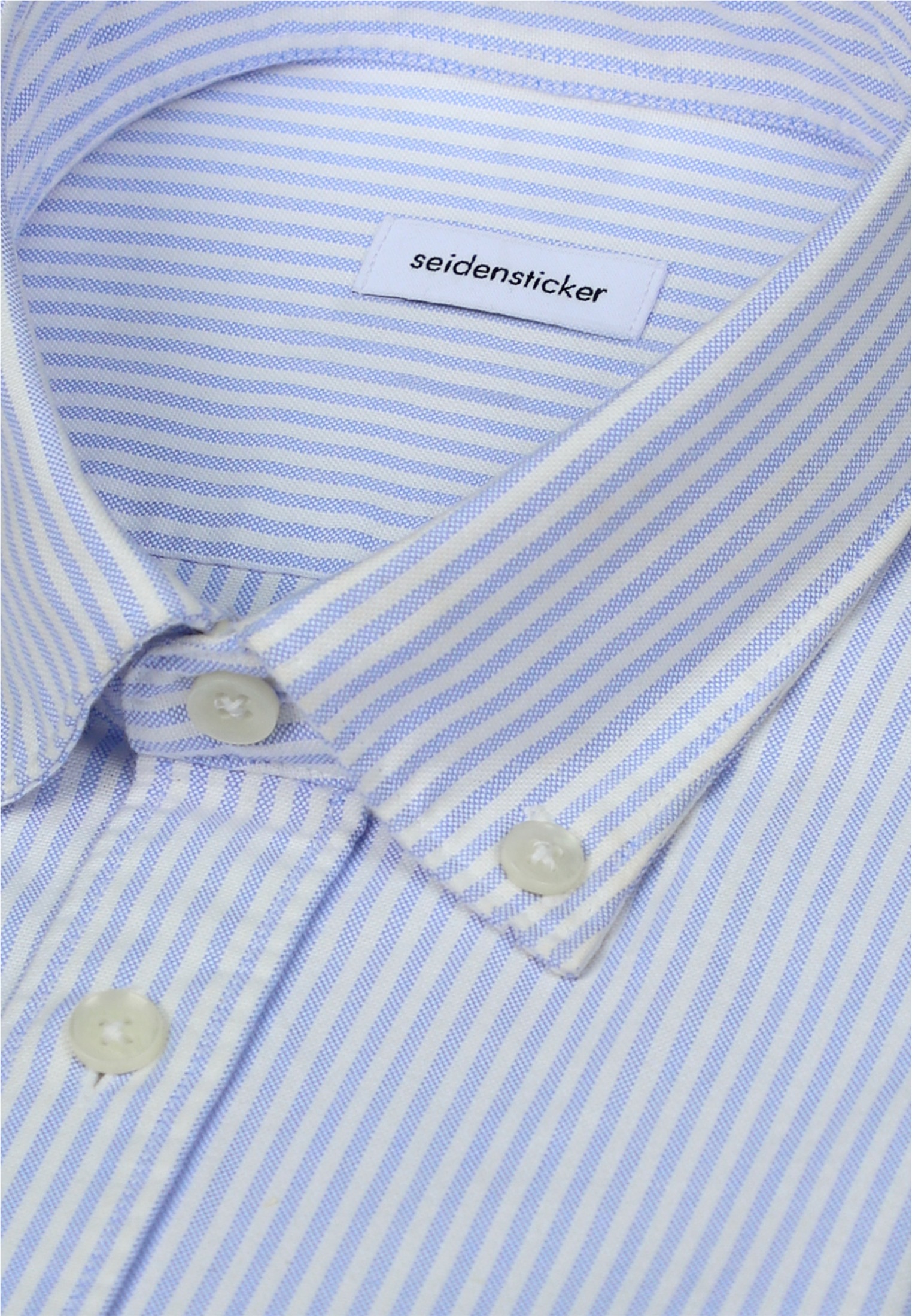 seidensticker Businesshemd Regular 1/1 Button-Down-Kragen Gestreift