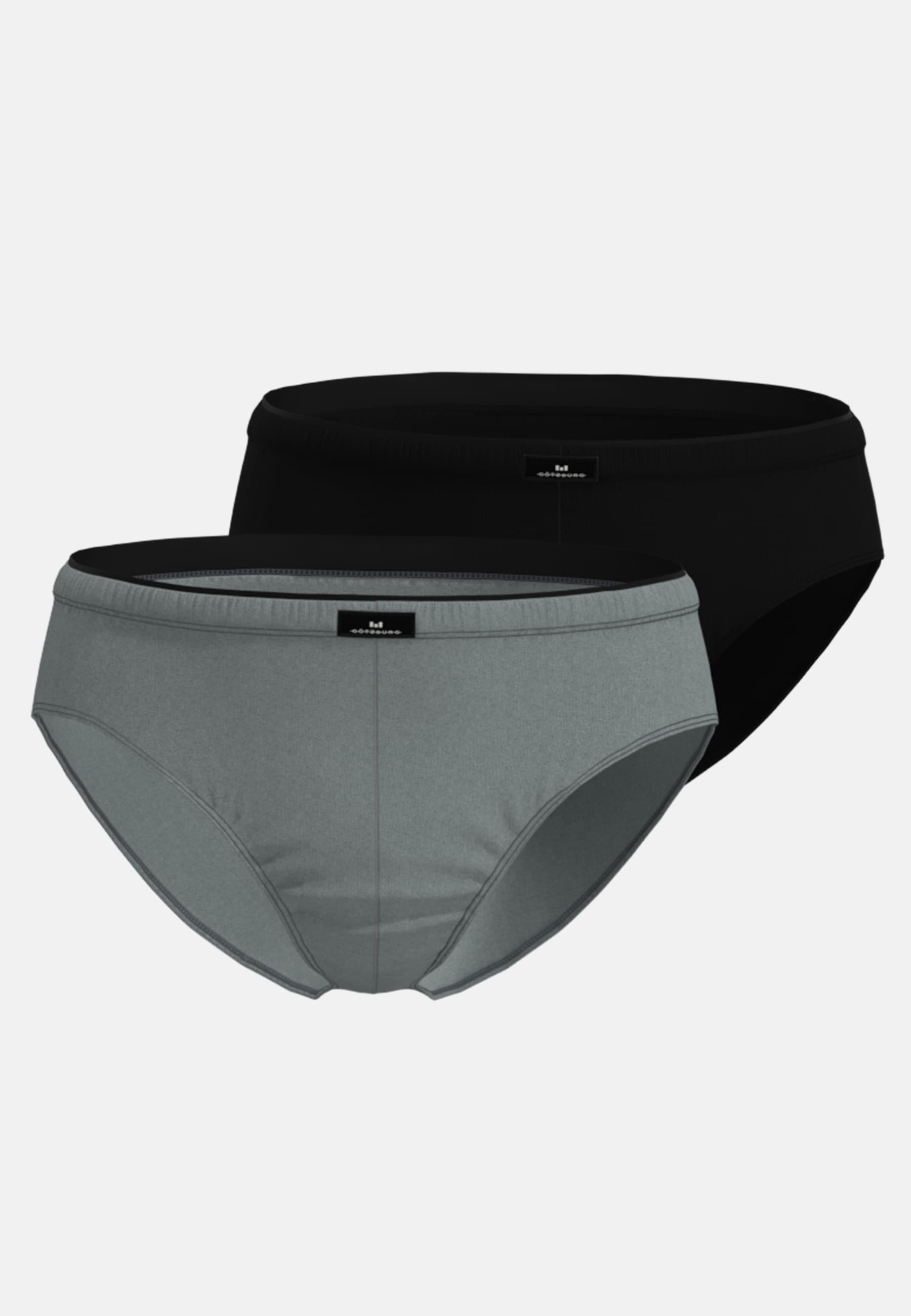 GÖTZBURG Slip "X-Lastic" 2er Pack, kurz, eng, basic, mit Logo, elastischer günstig online kaufen