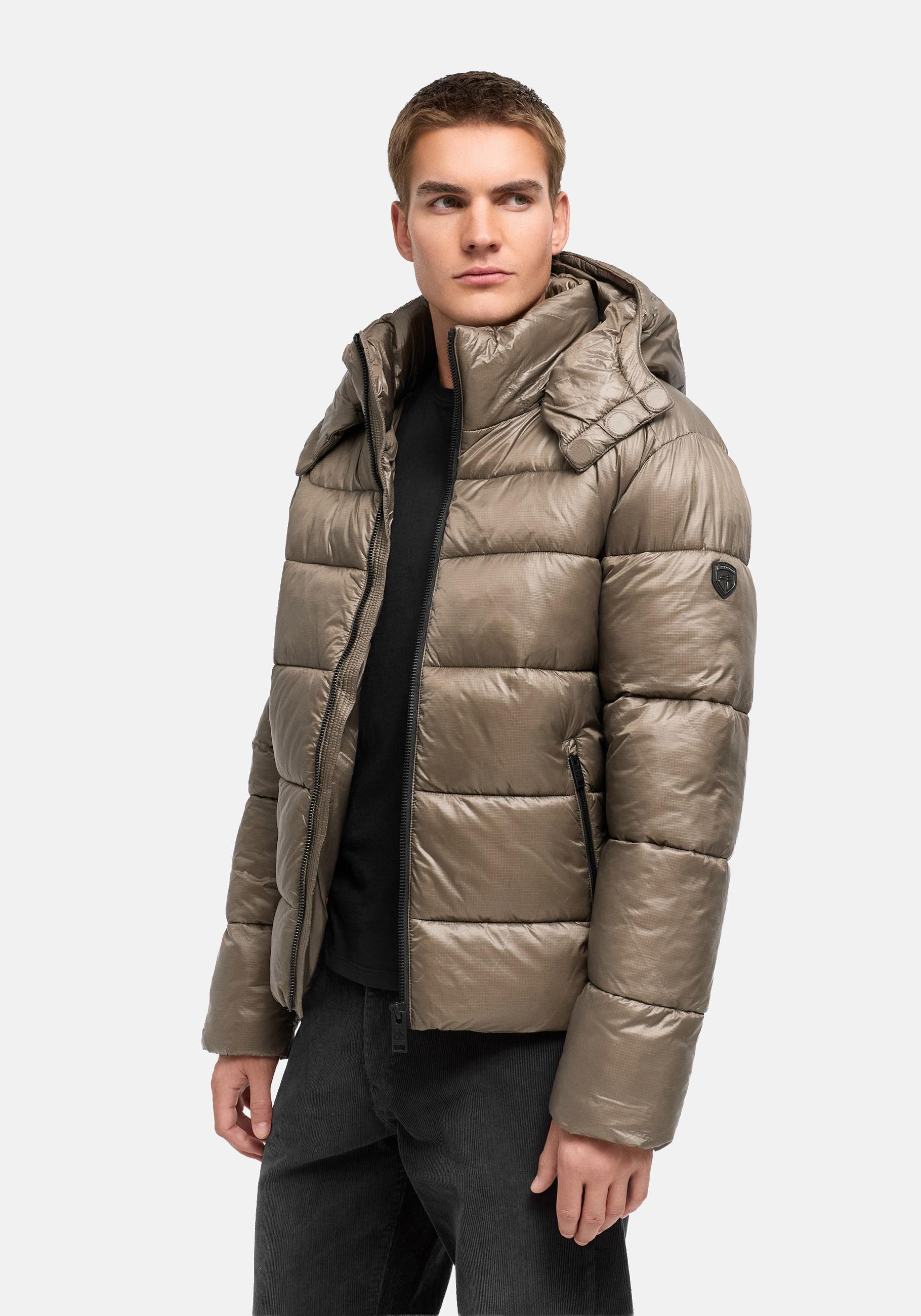 Stone Harbour Steppjacke "Ezioo XX" mit Kapuze Herren Winterjacke mit magnetischen Knöpfen