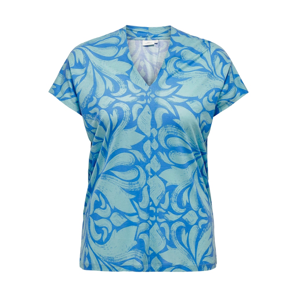 ONLY CARMAKOMA Kurzarmshirt »CARTANJA LIFE IN-ONE V-NECK TOP JRS«