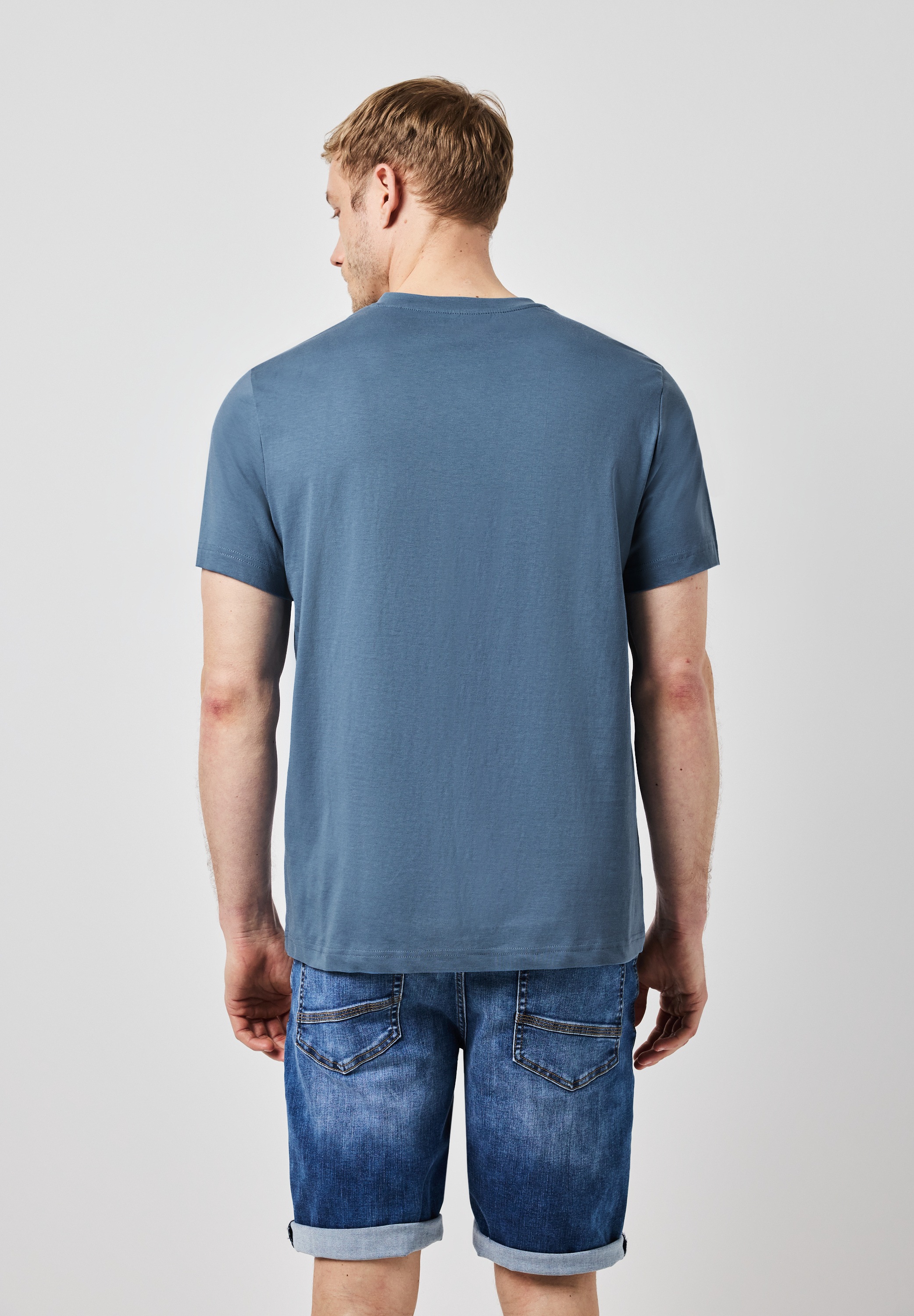 STREET ONE MEN T-Shirt, mit Wording-Print