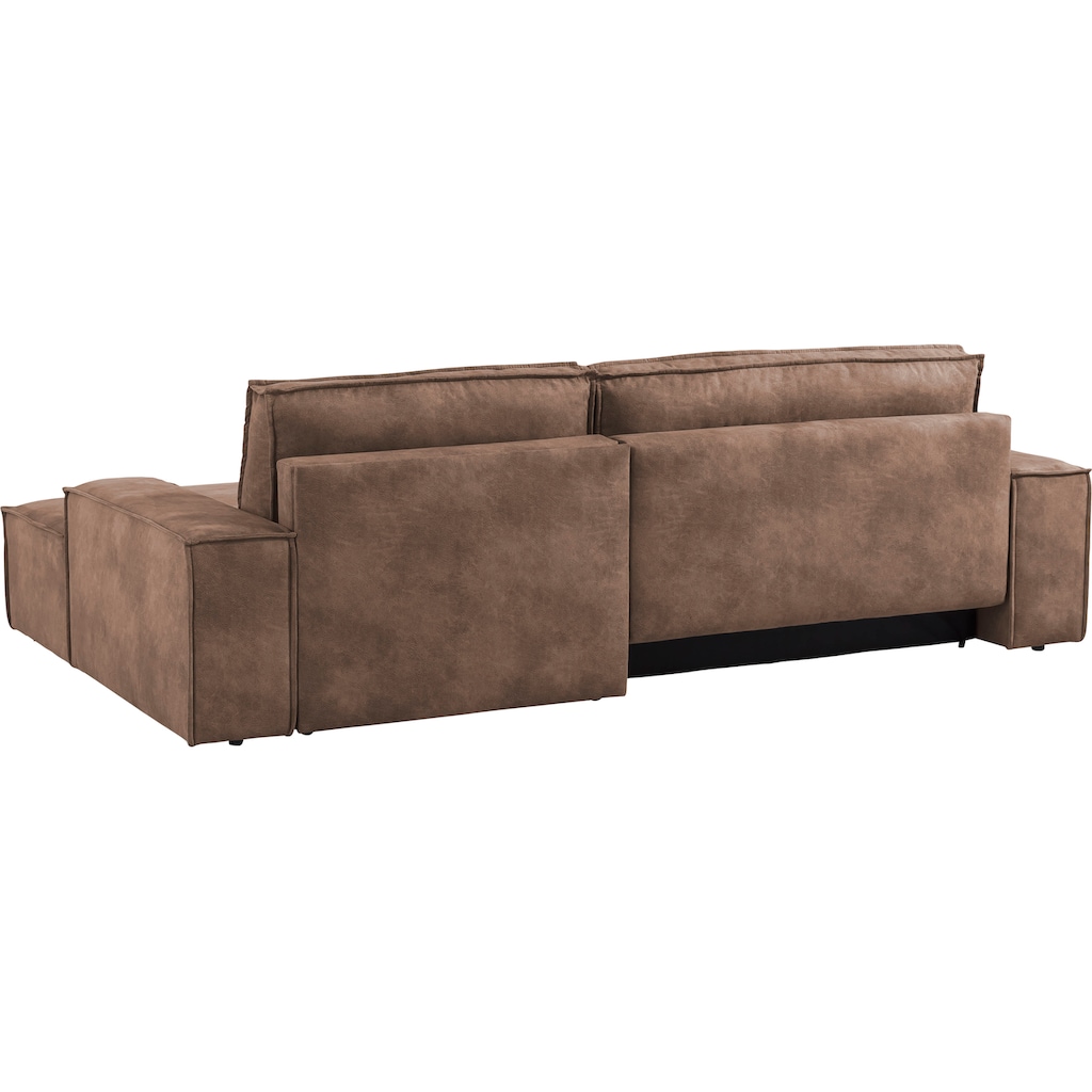 Ecksofa SHERWOOD Schlafsofa, mit Bettkasten, Cord-Bezug