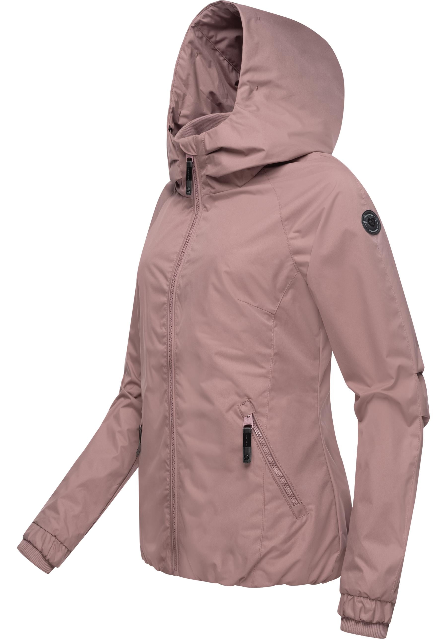 Ragwear Outdoorjacke »Dizzie«, mit Kapuze, Wasserdichte Übergangsjacke mit großer Kapuze