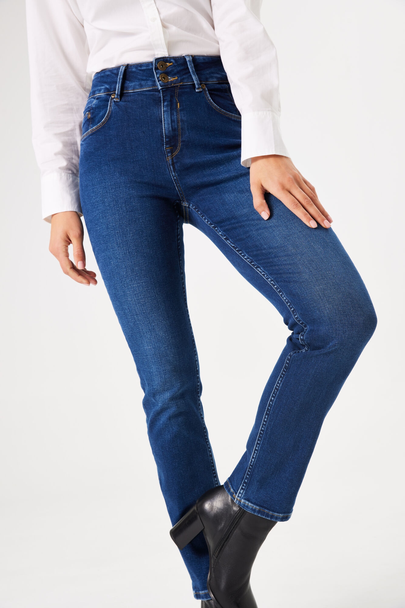 Garcia Slim-fit-Jeans "Caro slim curved" günstig online kaufen