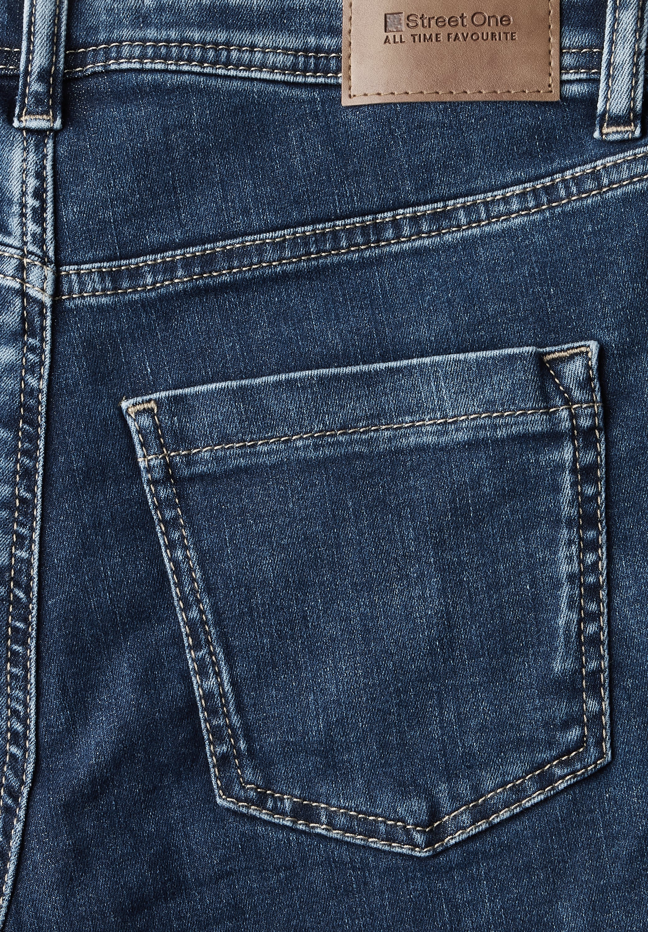 STREET ONE Comfort-fit-Jeans, High Waist