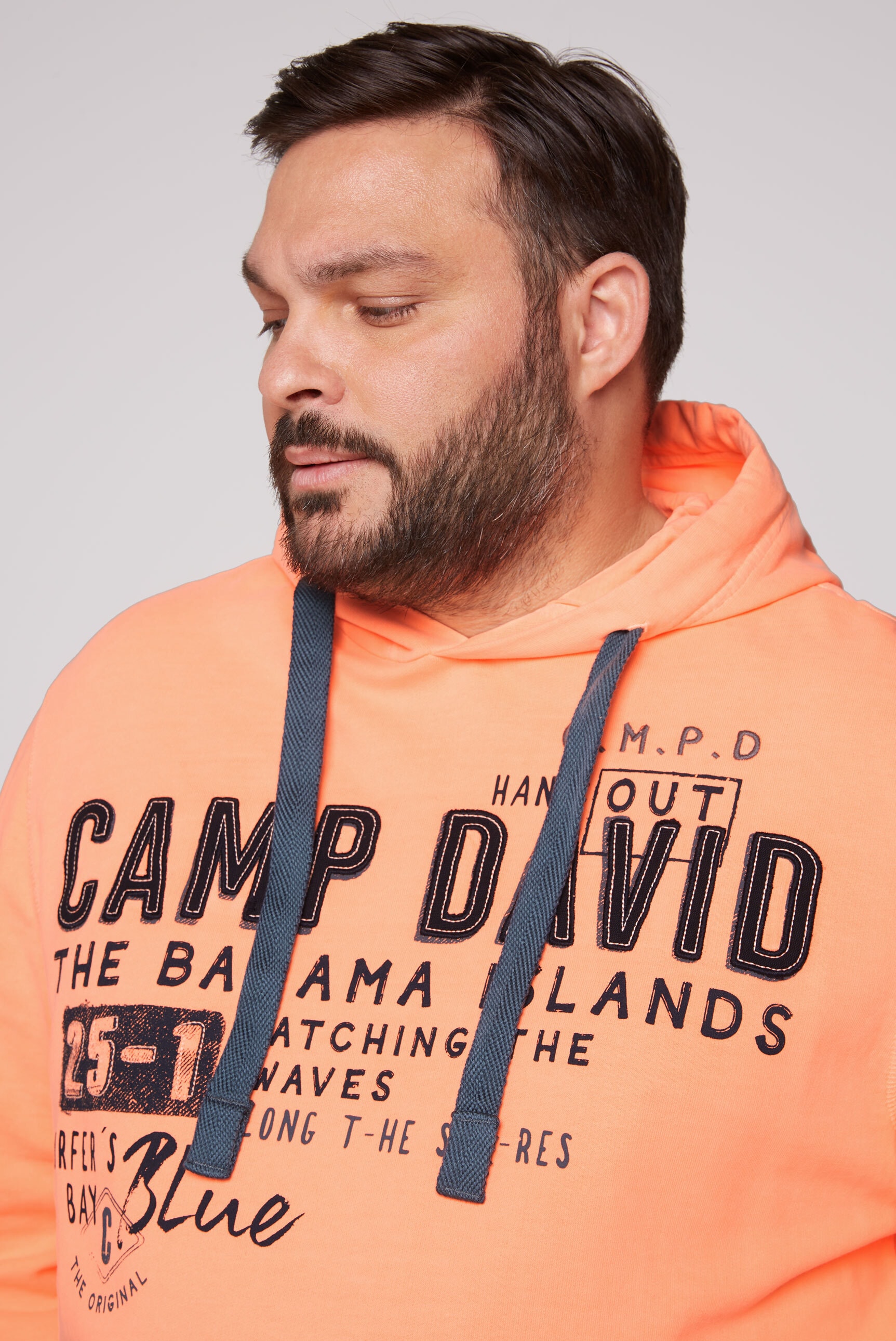 CAMP DAVID Kapuzensweatshirt, mit gefütterter Kapuze