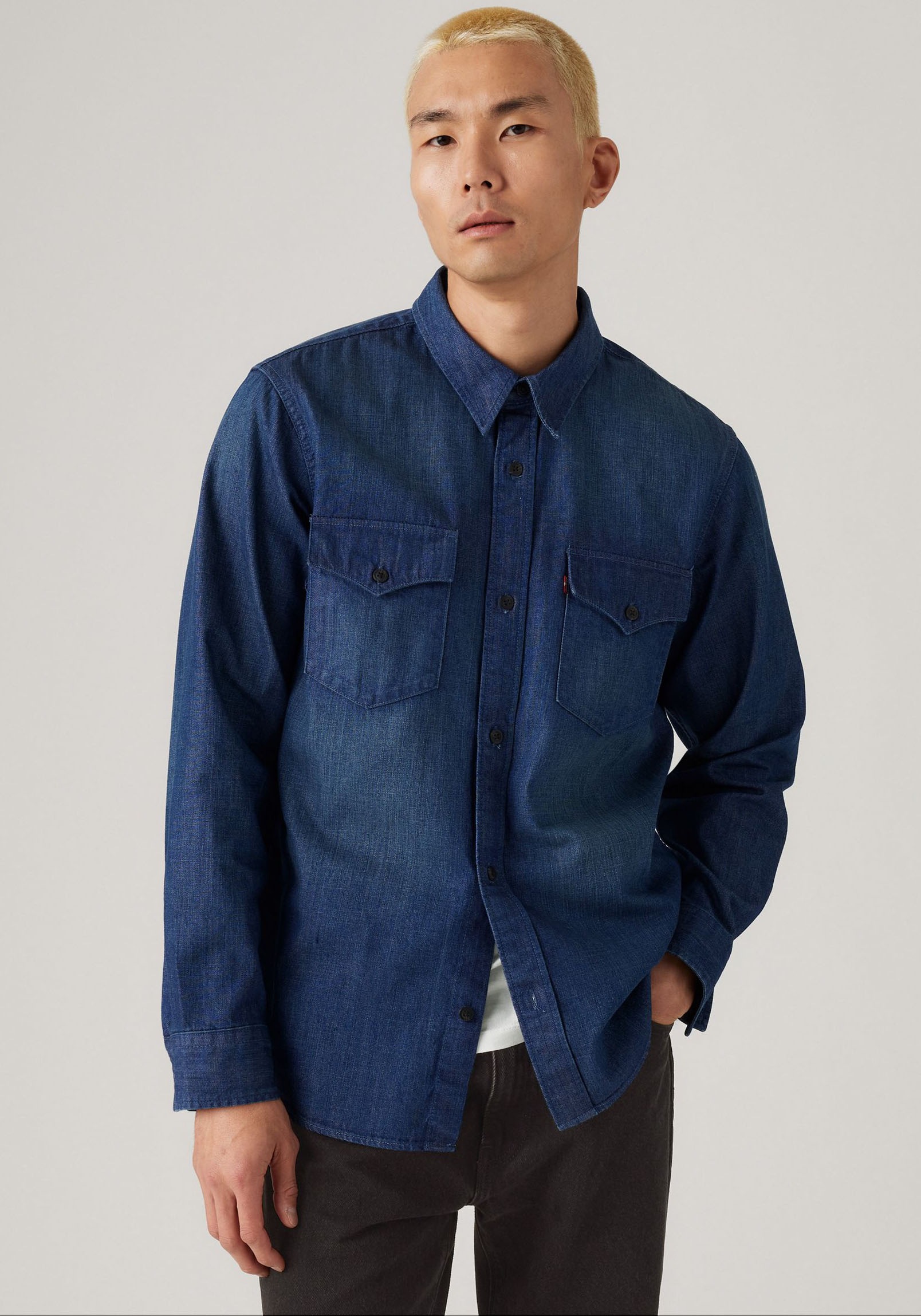 Levis Jeanshemd "RELAXED FIT WESTERN", im Western-Stil günstig online kaufen