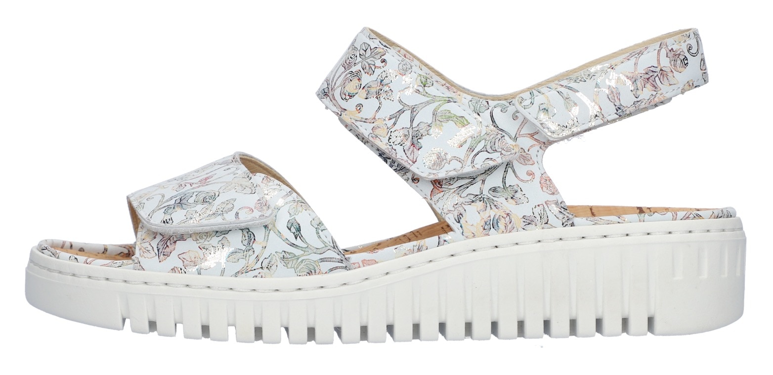 Waldläufer Plateausandale »K-VALERIE«, Sommerschuh, Klettschuh, Sandalette in Komfortweite K (extra weit)