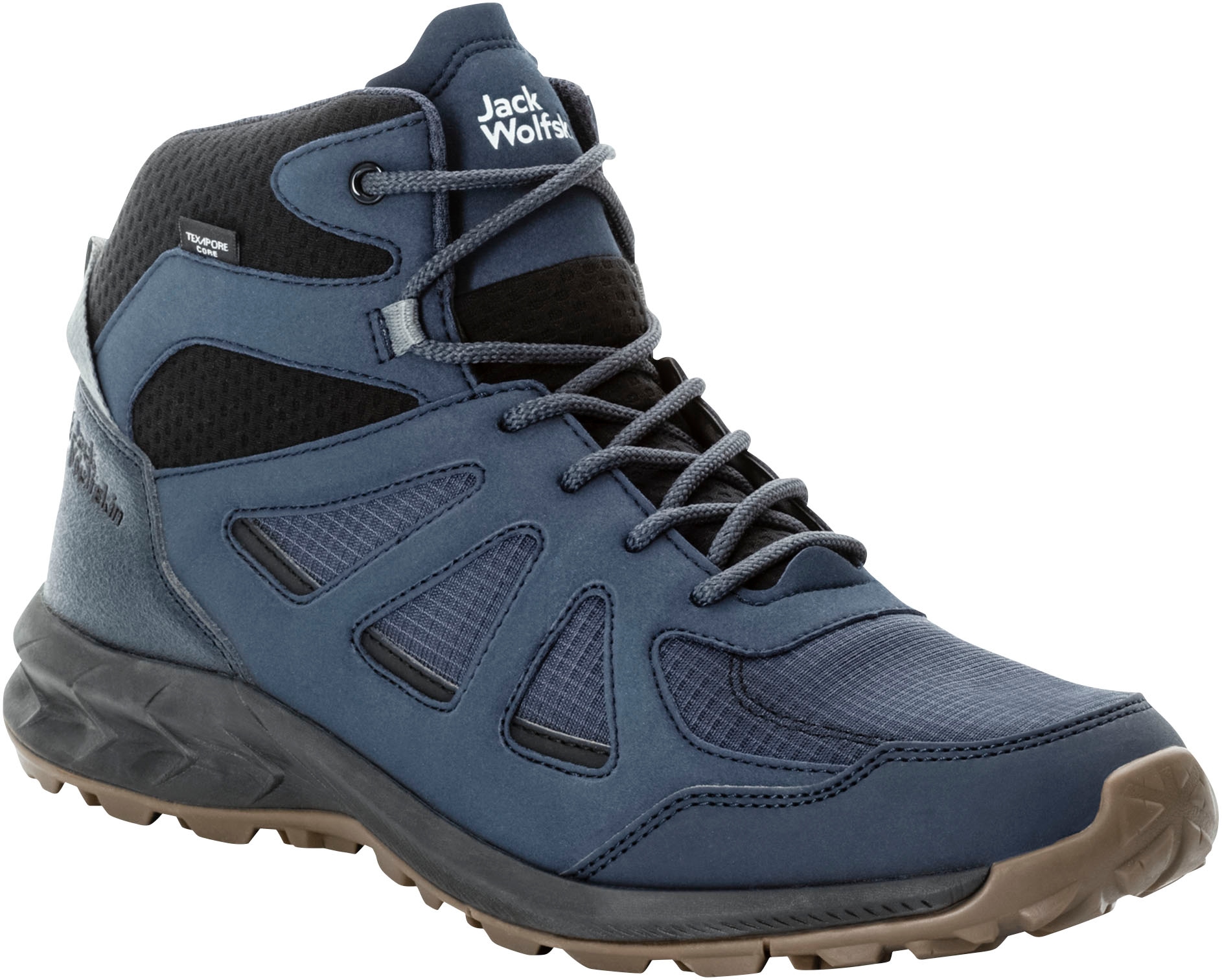 Jack Wolfskin "WOODLAND 2 TEXAPORE MID M" wasserdicht, Trekkingschuh günstig online kaufen