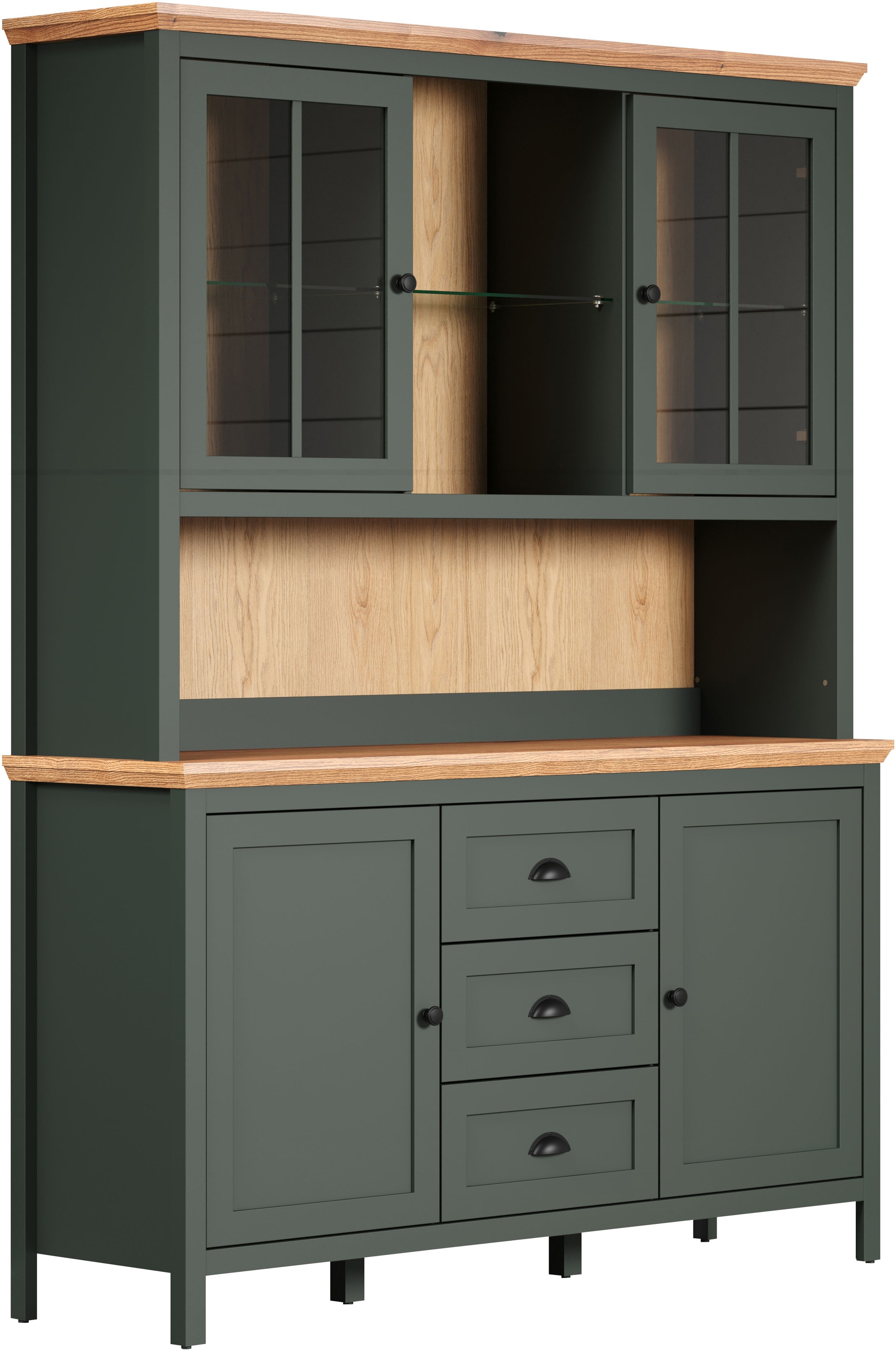 Home affaire Buffet "Vienna", (Set, 2 St.), Küchenbuffet im Landhausstil, i günstig online kaufen