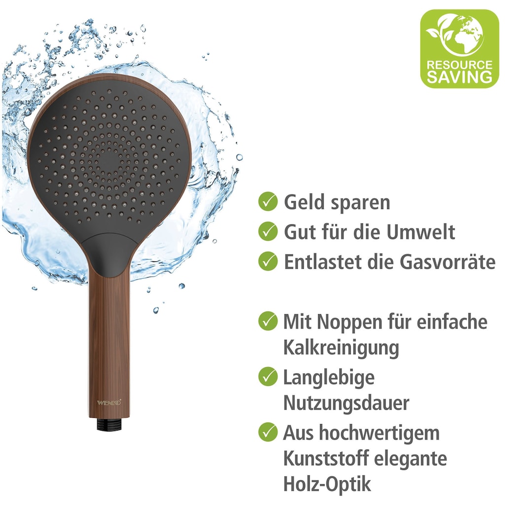 WENKO Handbrause »Watersaving«, (1 tlg.)