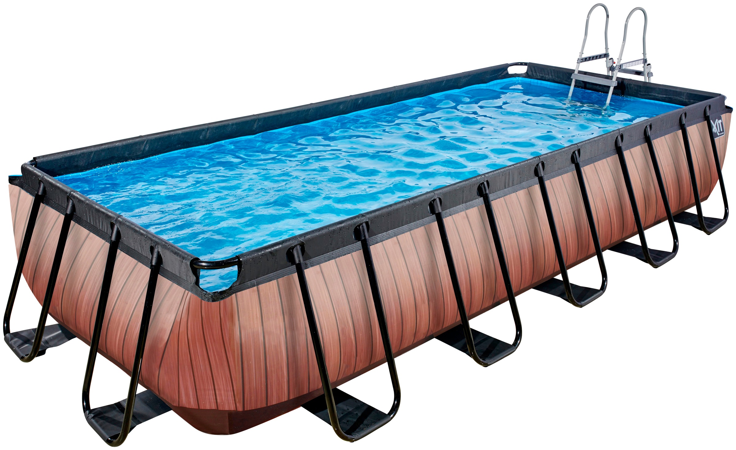EXIT Framepool BxLxH: 250x540x100 cm, inkl. Sicherheitsleiter, Sandfilteran günstig online kaufen