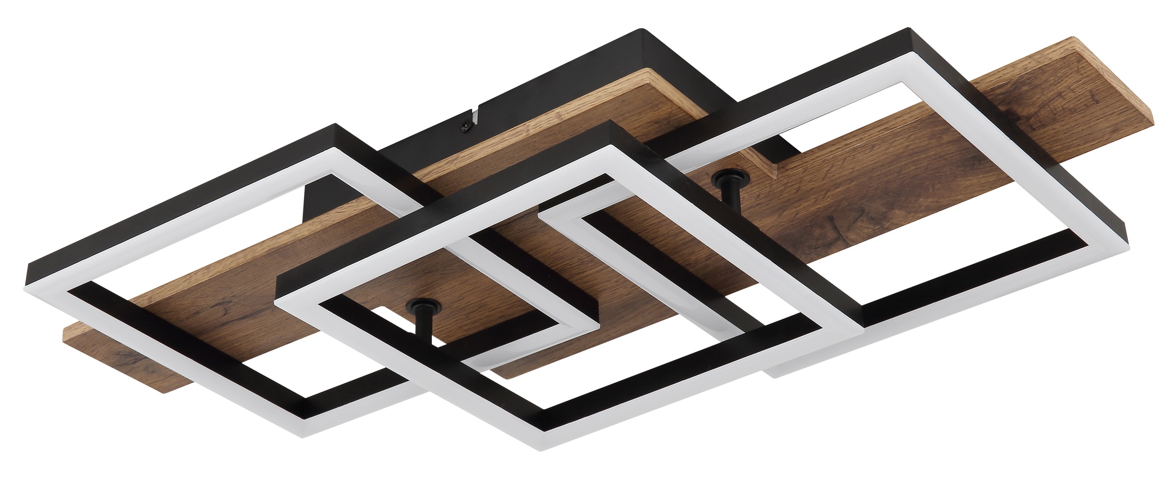 GLOBO LIGHTING Deckenleuchte »JEFFRY« LED-Modul 1 Stk. Warmweiß Deckenlampe Wohnzimmer-Leuchte Schlafzimmer-Leuchte Flur Küche