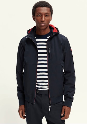 Outdoorjacke »Stretch Nylon hooded jacket«, mit Kapuze, mit Kapuze