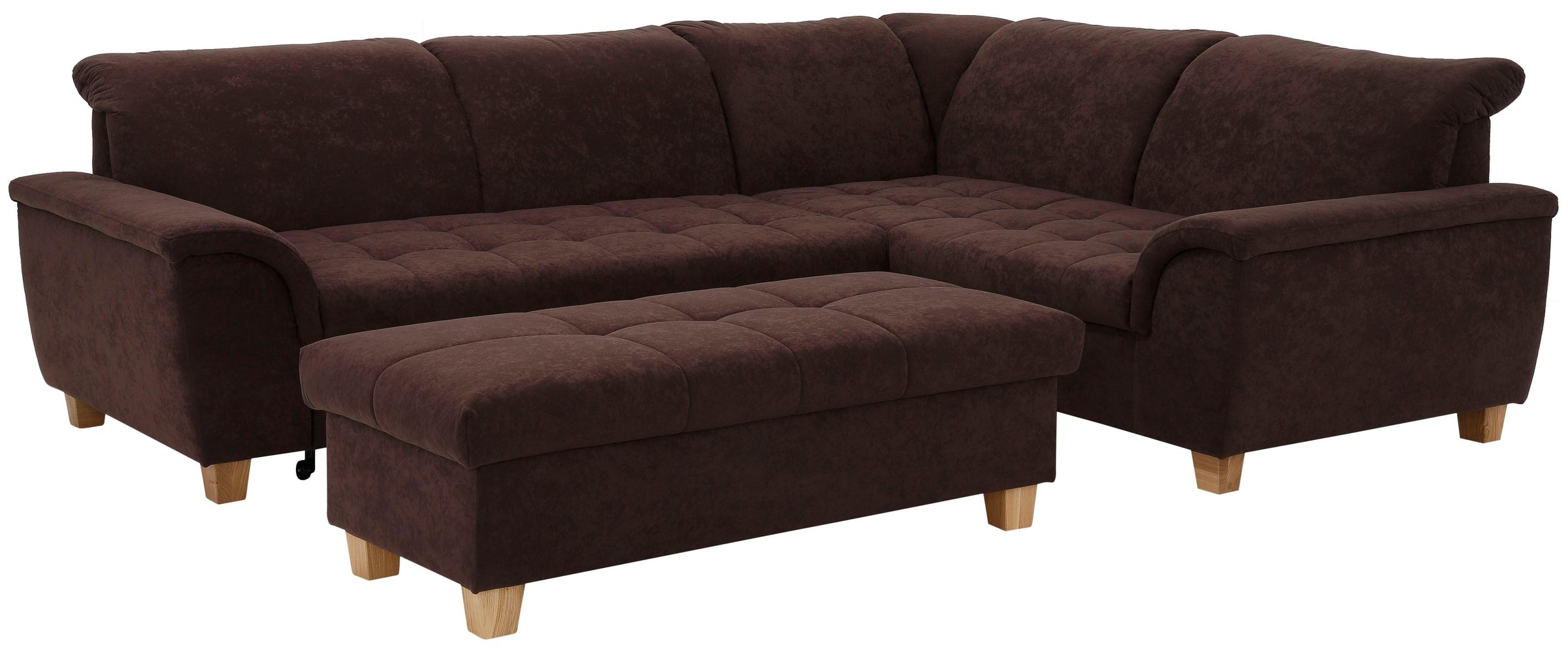 Home affaire Ecksofa "Lyla fester Sitzkomfort, bequeme Armlehnen, Breite 27 günstig online kaufen