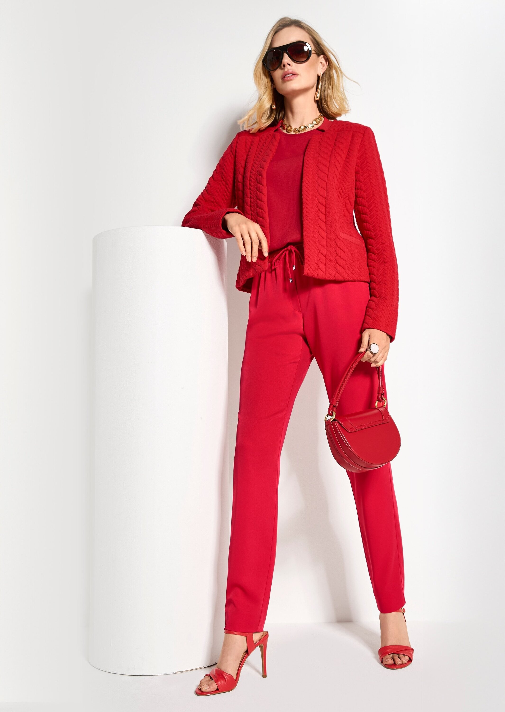 MADELEINE »Blazer Langarm Jerseyblazer mit Stehkragen«