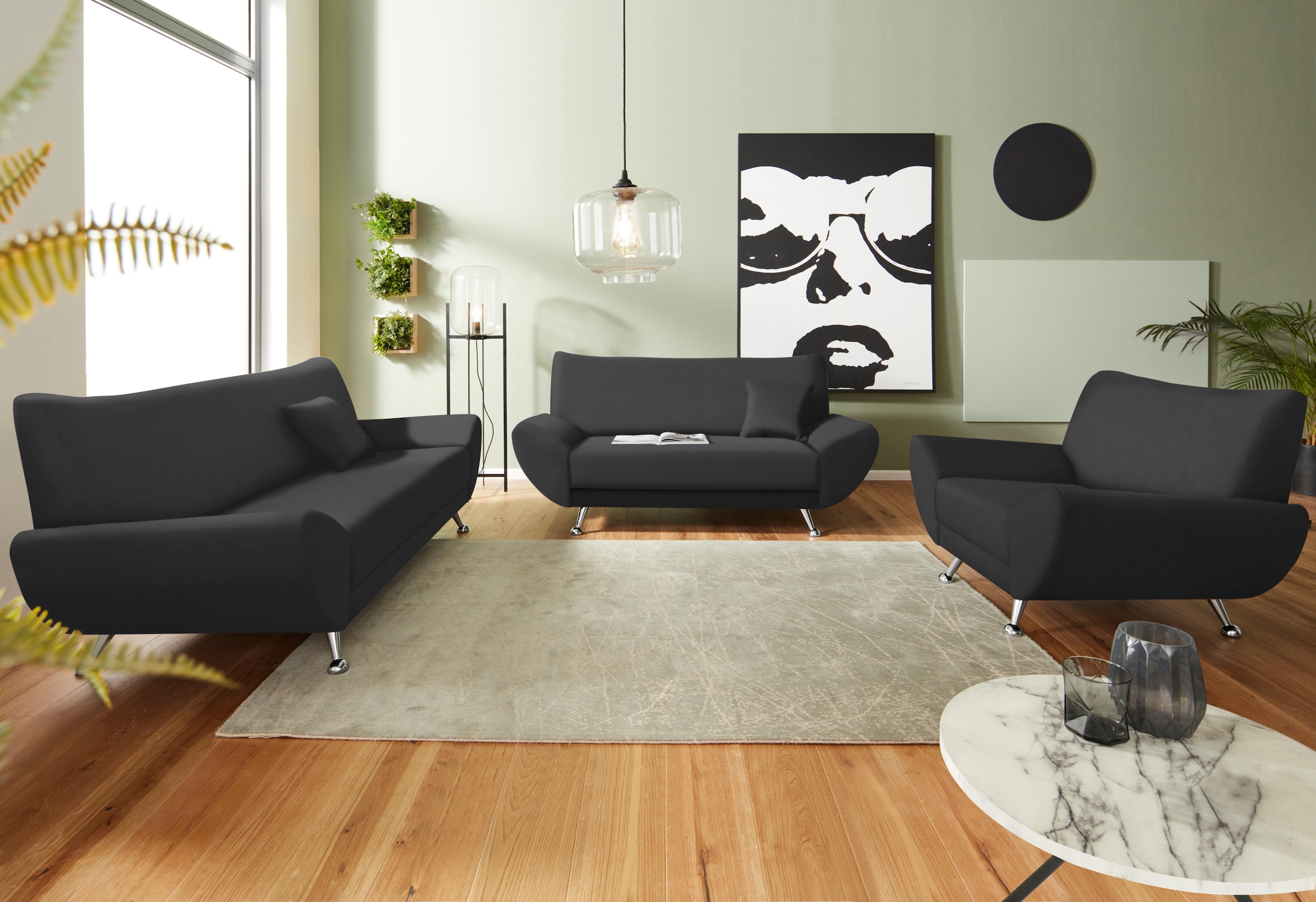 INOSIGN Polstergarnitur "Saltare elegant und komfortabel, OTTOs Choice, 3-2 günstig online kaufen