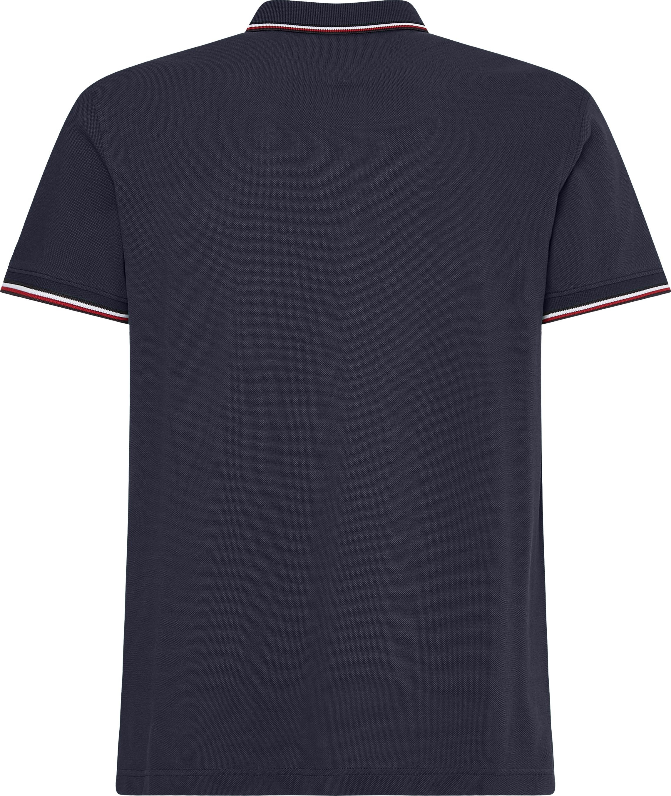 Tommy Hilfiger Poloshirt »1985 RWB TIPPED SLIM POLO«, mit kontrastfarbenen Details am Kragen und Ärmel