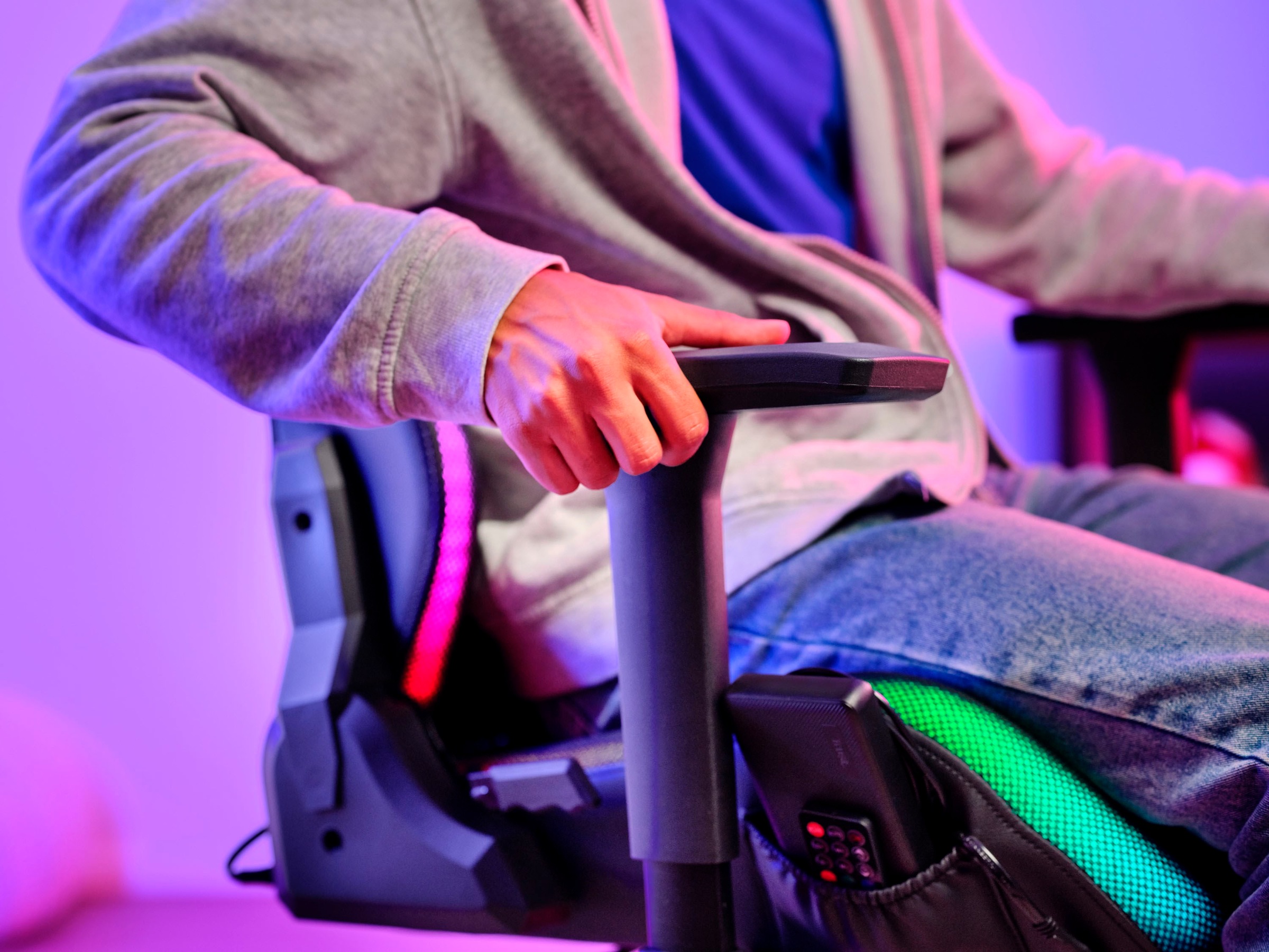 Trust Gaming-Stuhl »GXT719 RUYA RGB«, Kunstleder